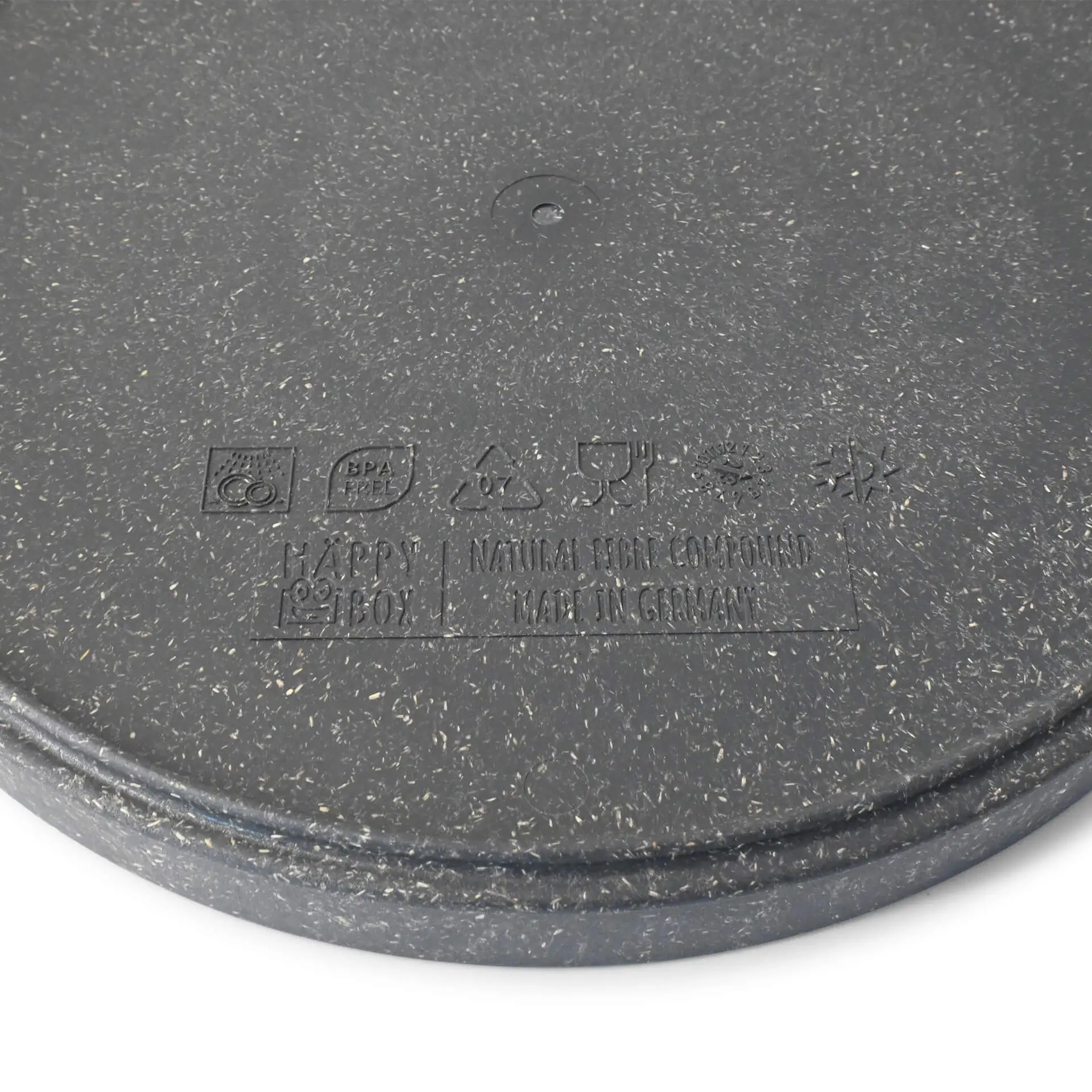 Assiette ronde réutilisable « merways Plate » poivre / gris, Ø 24 cm Assiette ronde réutilisable « merways Plate » poivre / gris, Ø 24 cm