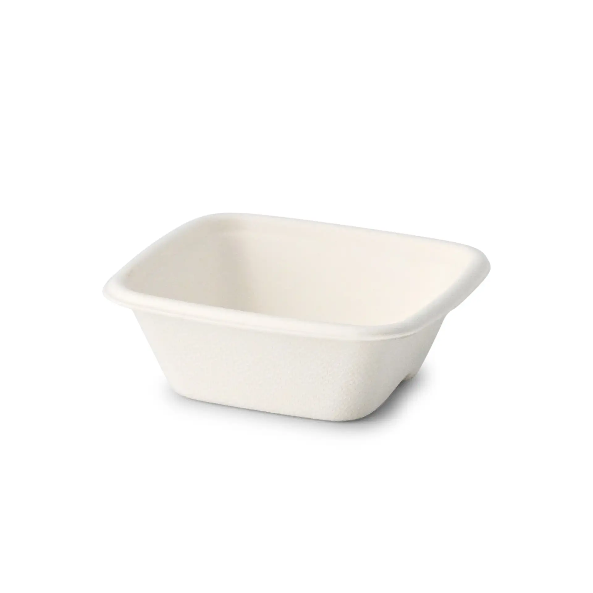 Gobelets individuels en canne à sucre 70 ml, 80 x 80 x 27 mm, carré