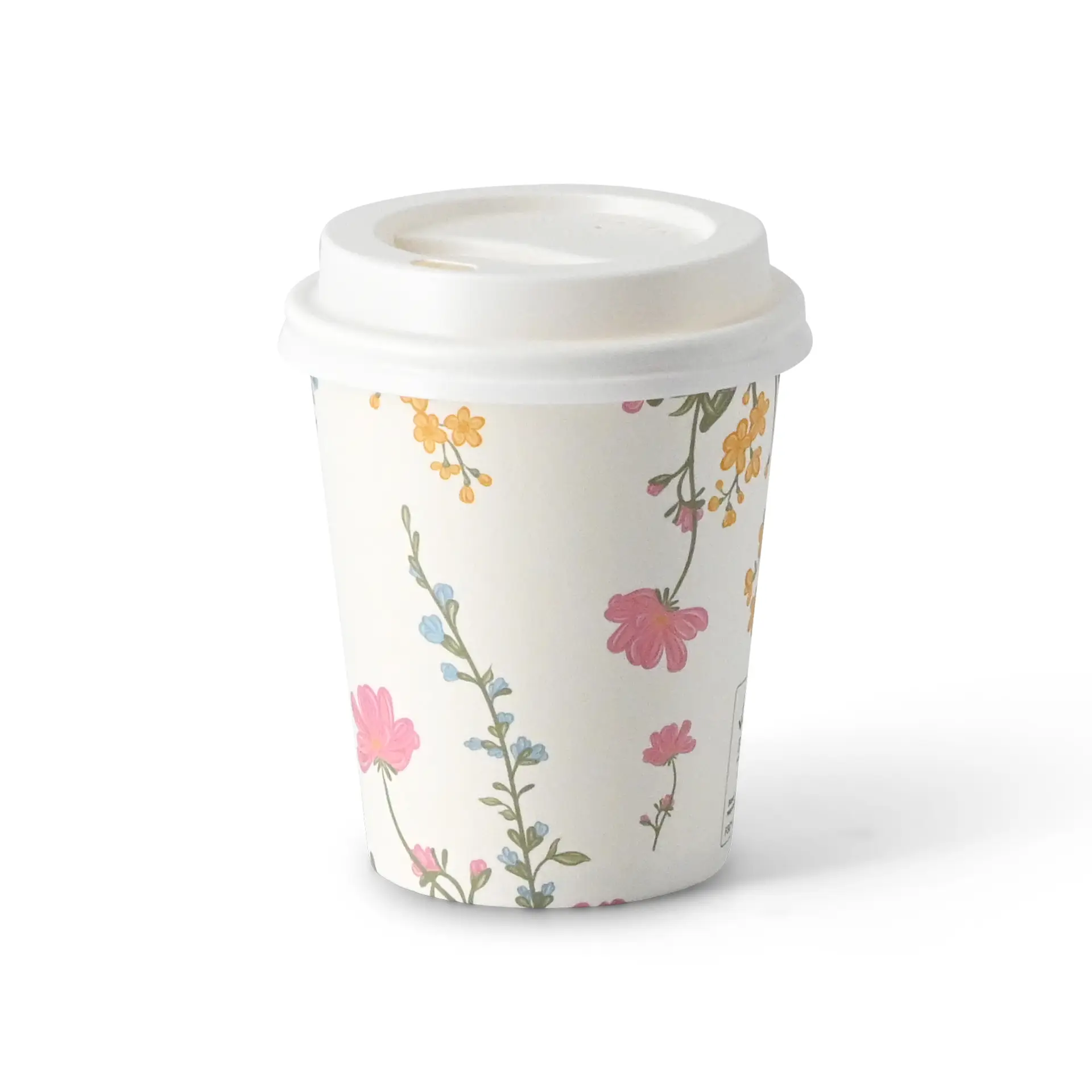 Gobelet en carton imprimé "Printemps" 200 ml / 8 oz, Ø 80 mm, blanc dhd04556-pappbecher-bedruckt-fruehling-200-ml-8-oz-80-mm-weiss-4