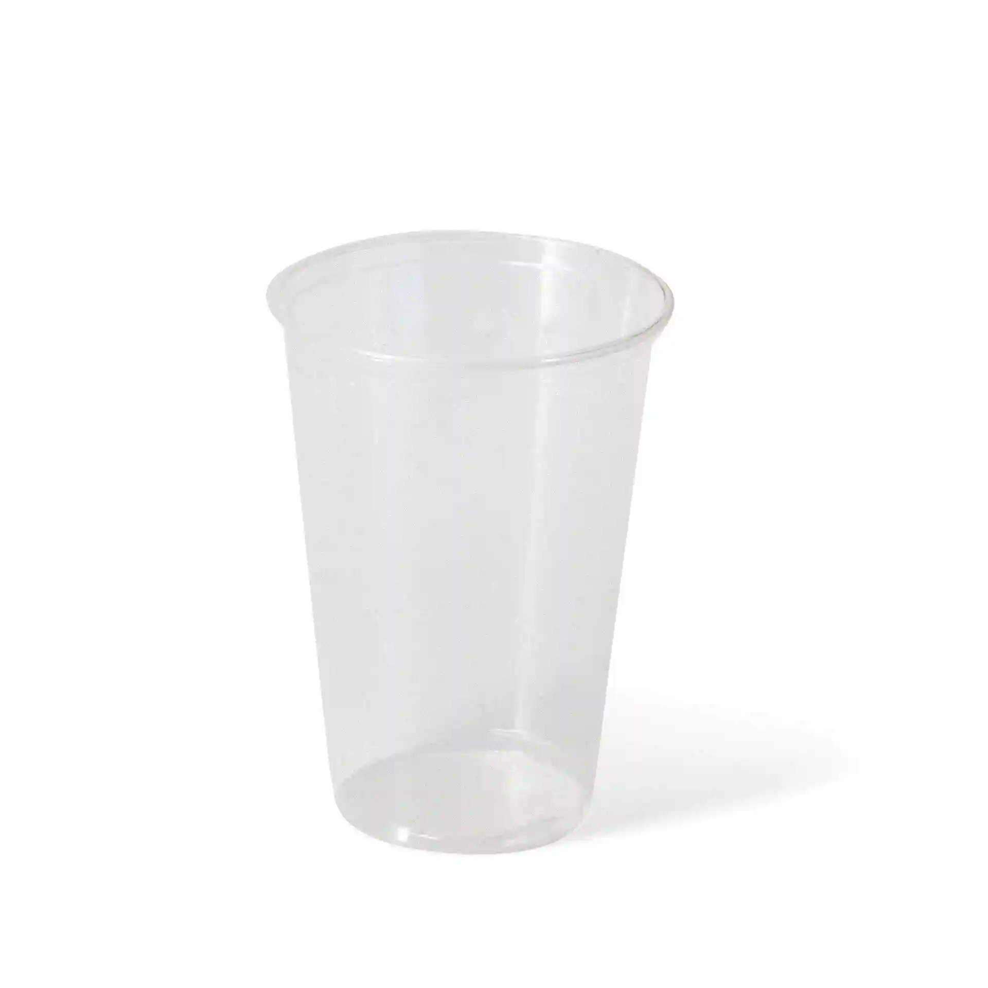 Gobelet transparent de 8 oz en PLA, d'une hauteur de 96 mm et d'un diamètre supérieur de 70 mm.