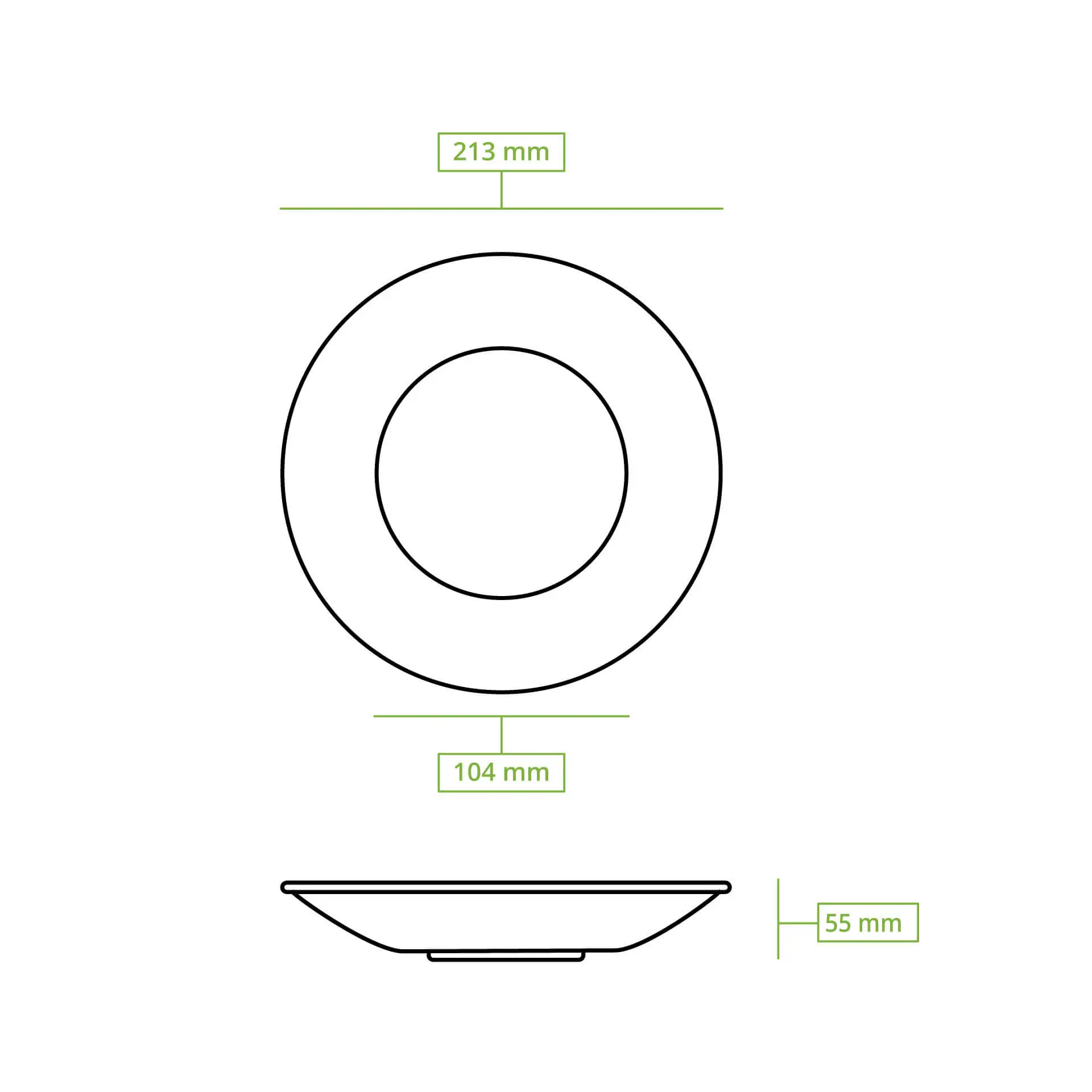 Assiette creuse réutilisable « merways Plate » poivre / gris, Ø 21,5 cm dtw008621-mehrwegteller-merways-plate-215-cm-tief-rund-pfeffer-grau-8