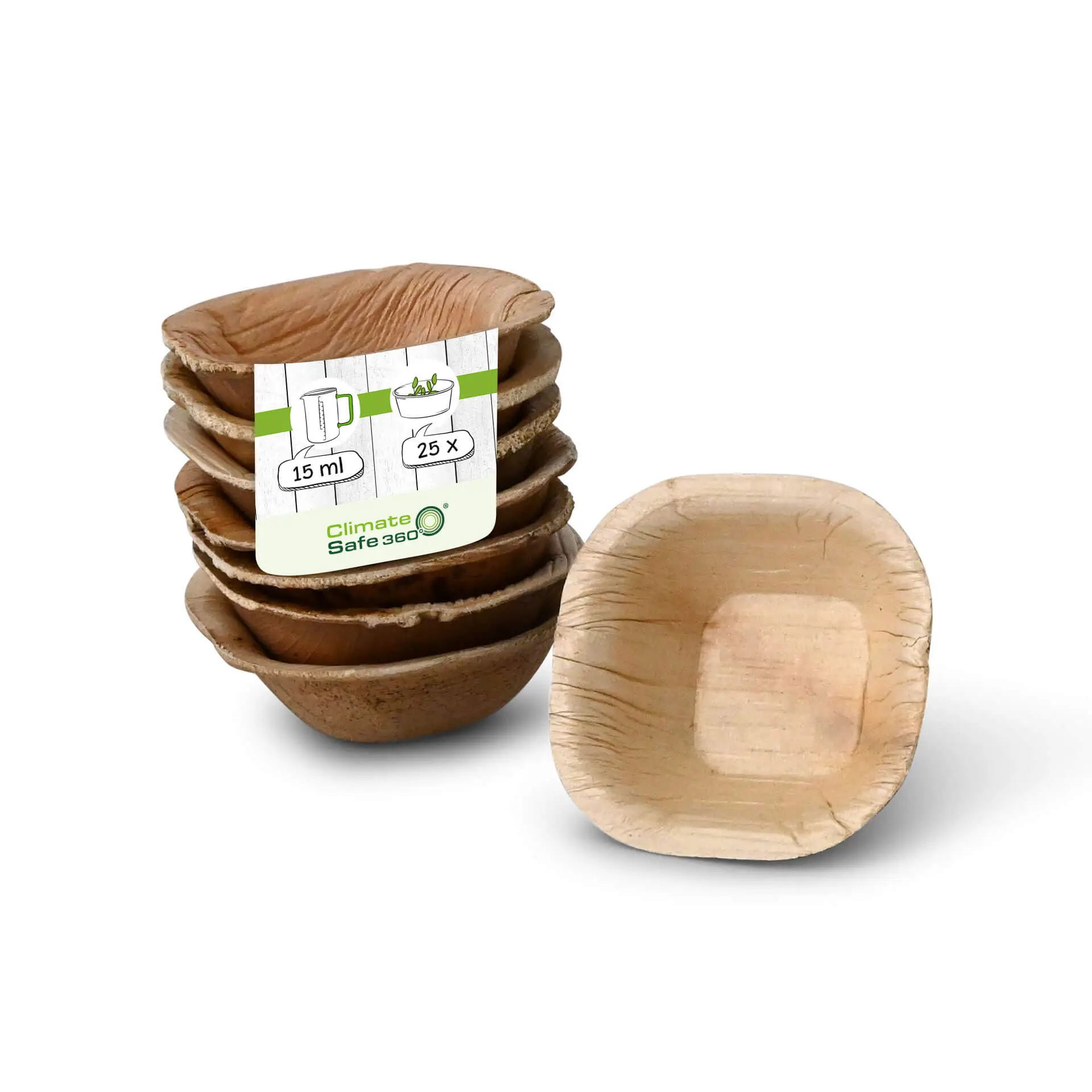 Bol en Feuille de Palmier "Palmware®" 15 ml Bol en Feuille de Palmier "Palmware®" 15 ml