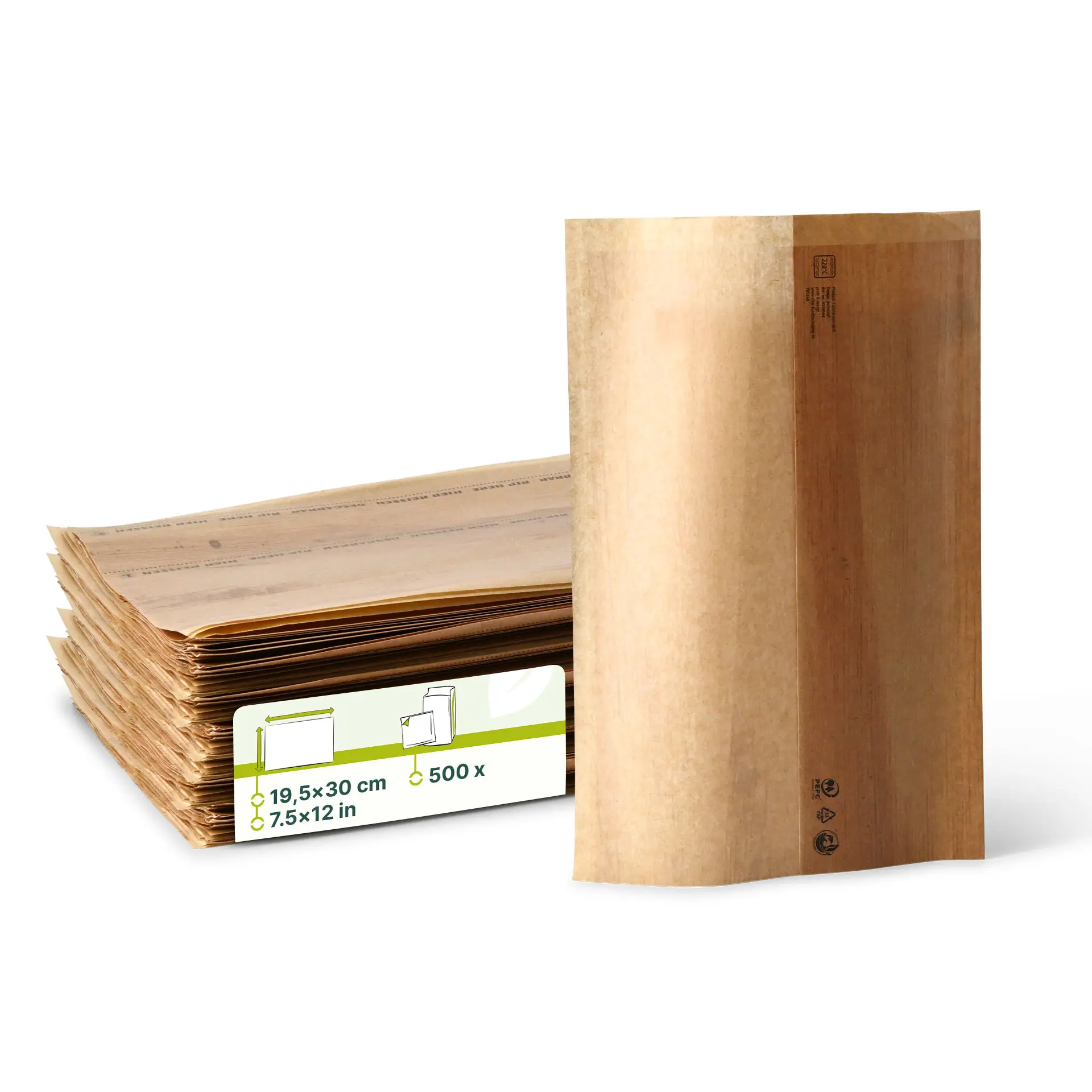 Sachet à burrito avec perforation, 19,5 x 30 cm Sachet à burrito avec perforation, 19,5 x 30 cm