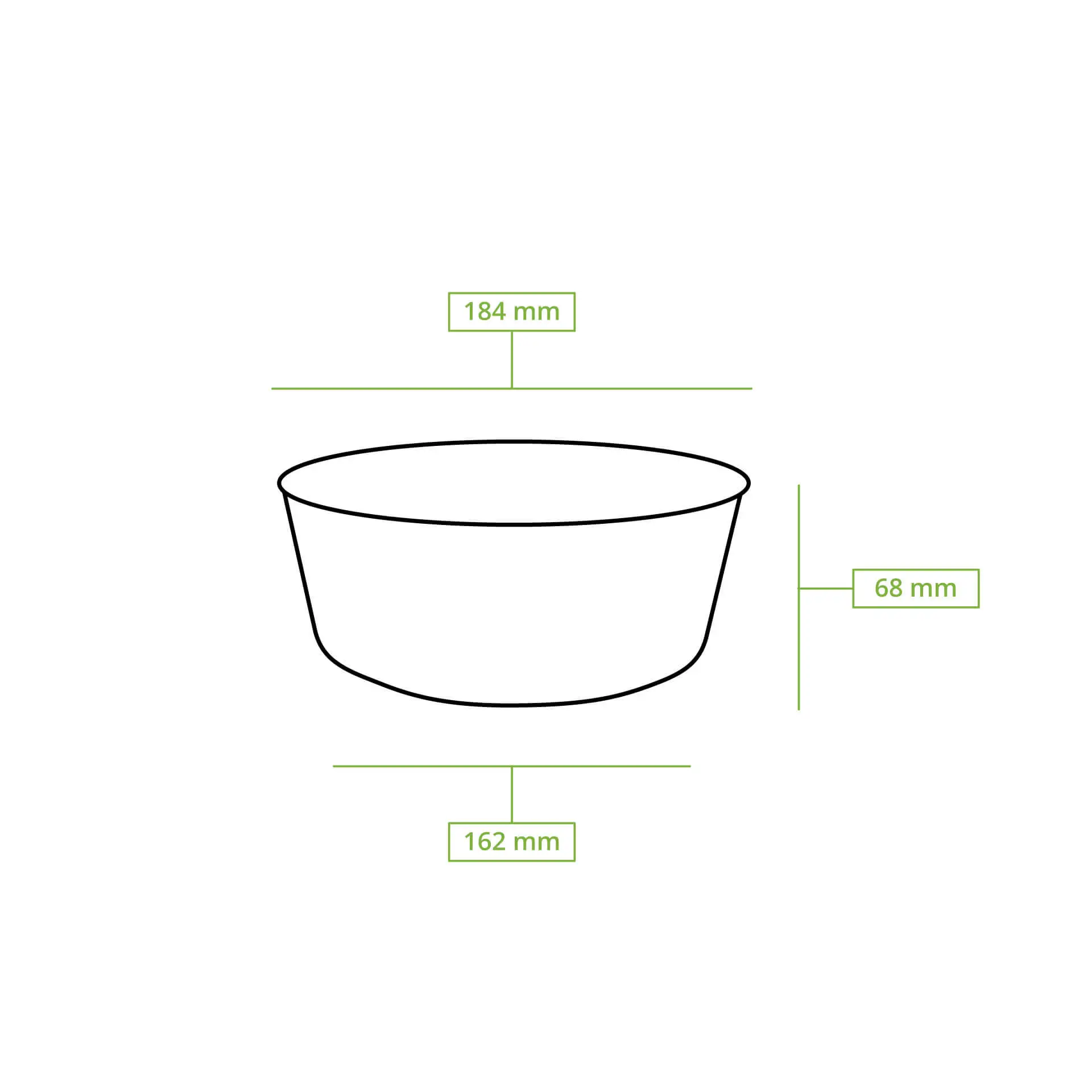 Bol réutilisable « merways Bowl » poivre / gris 1000 ml, Ø 185 mm dfc00807-mehrweg-schalen-merways-bowl-1000-ml-185-mm-pfeffer-grau-8