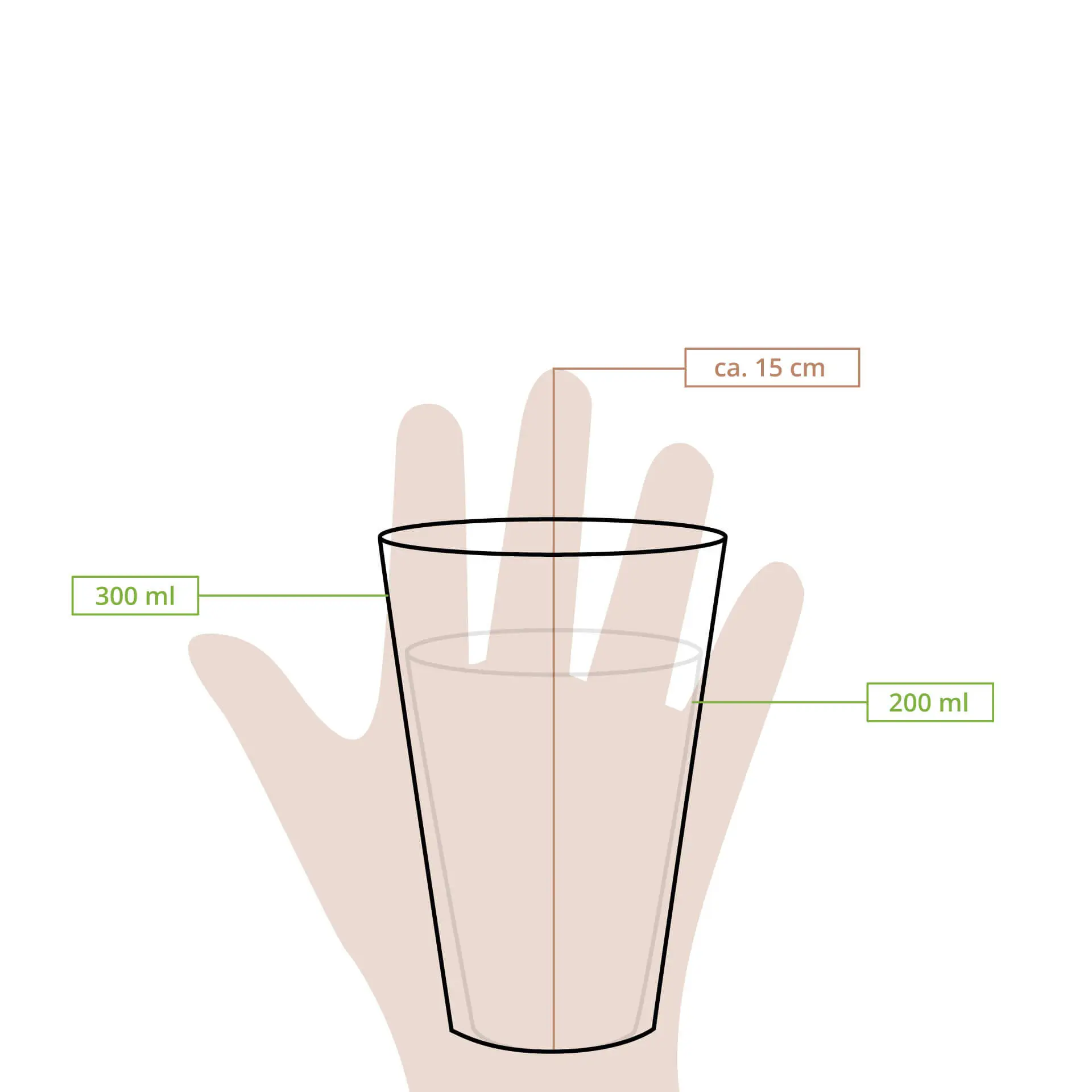 Gobelet en carton kraft brun, 30 cl / 12 oz, Ø 90 mm dhd045361-pappbecher-300-ml-12-oz-90-mm-braun-innen-weiss-8