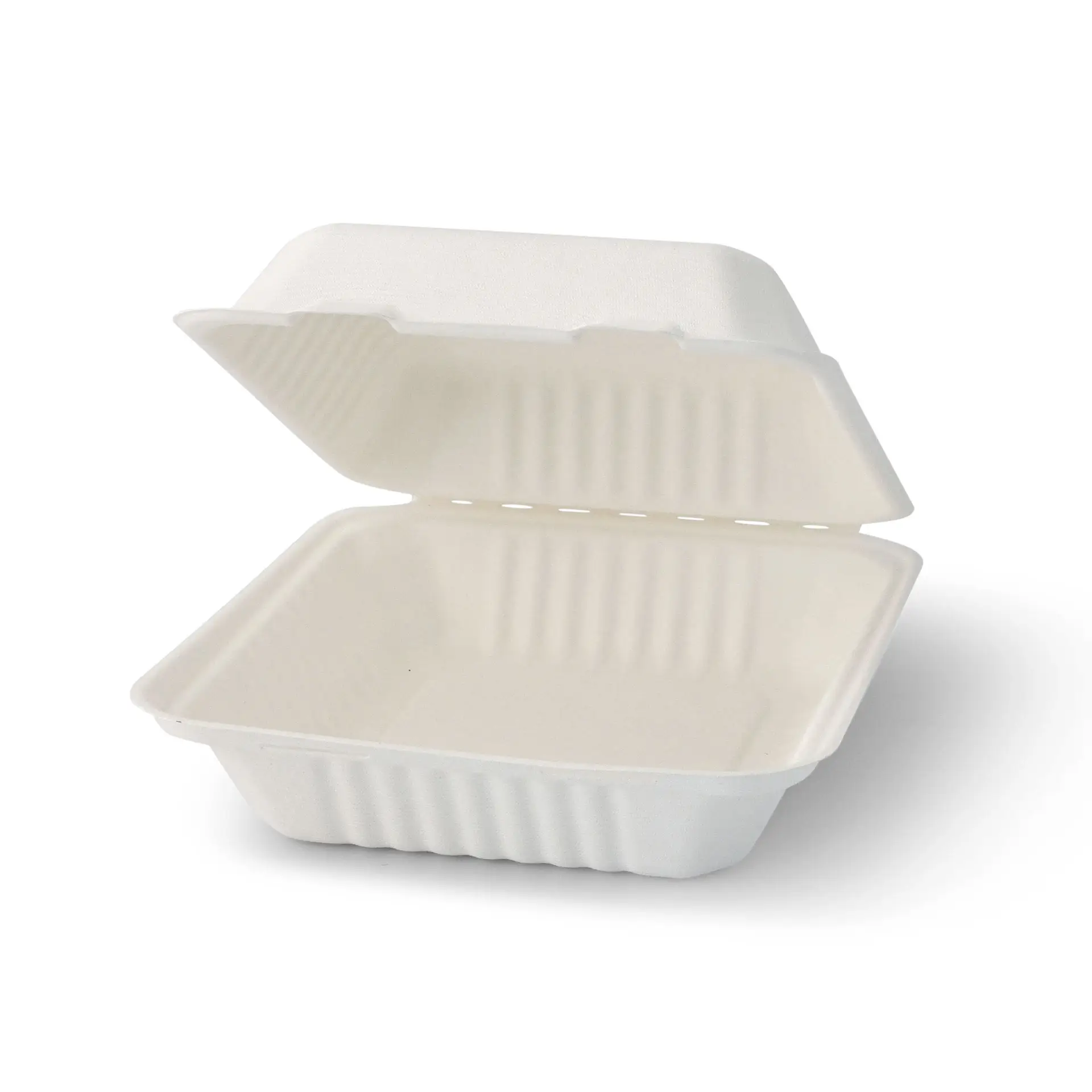 Emballage alimentaire en canne à sucre, 22 x 18,5 x 7 cm, rectangulaire dfc01316-take-away-boxen-aus-zuckerrohr-22-x-185-x-7-cm-rechteckig-1