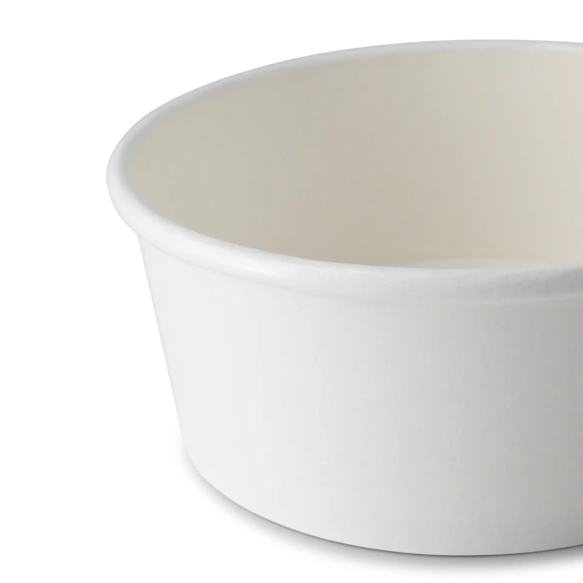 Bol en carton / Bol à salade (revêtement biologique) 650 ml, Ø 185 mm, blanc