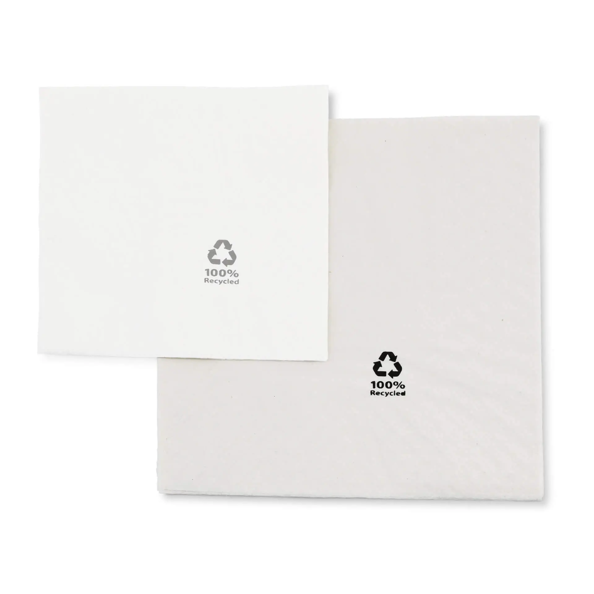 Serviettes en papier 33 x 33 cm, 2 plis, 1/4 pliées, blanches dse02828-servietten-aus-recyceltem-papier-33-x-33-cm-2-lagig-14-falz-weiss-7