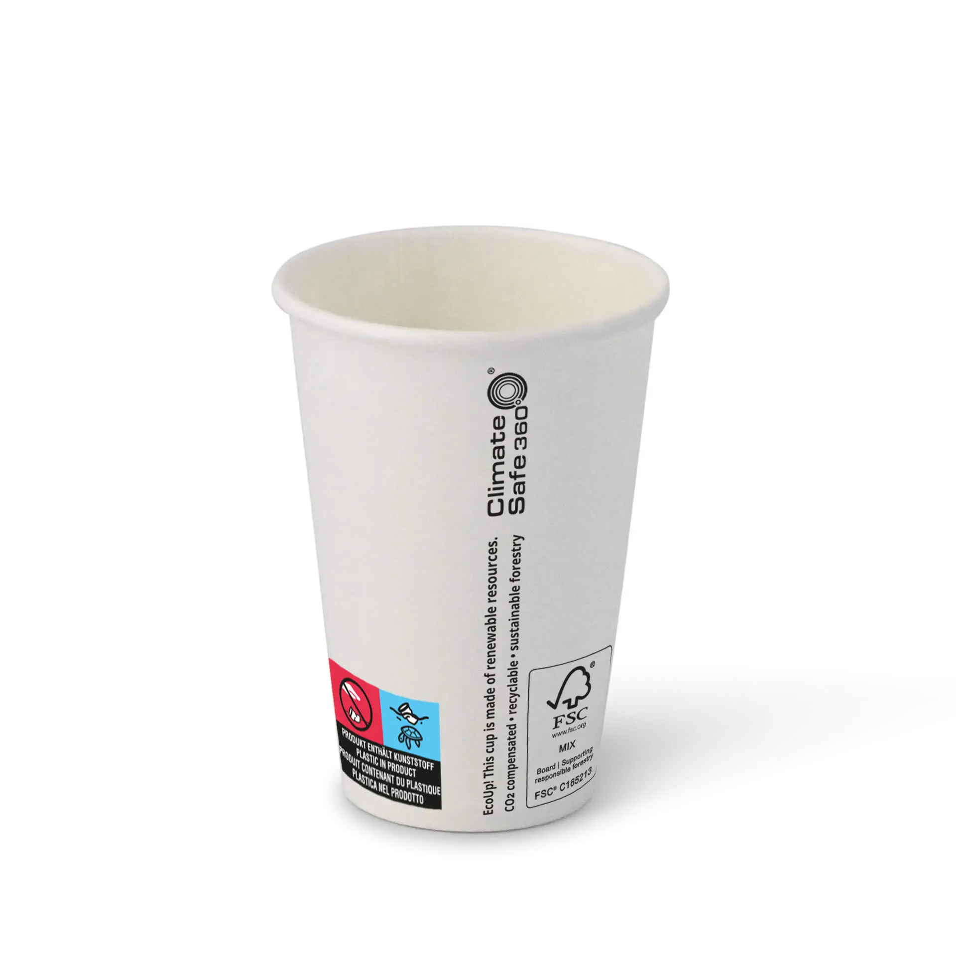 Gobelet vending (revêtu de PE) 18 cl / 7,5 oz, blanc