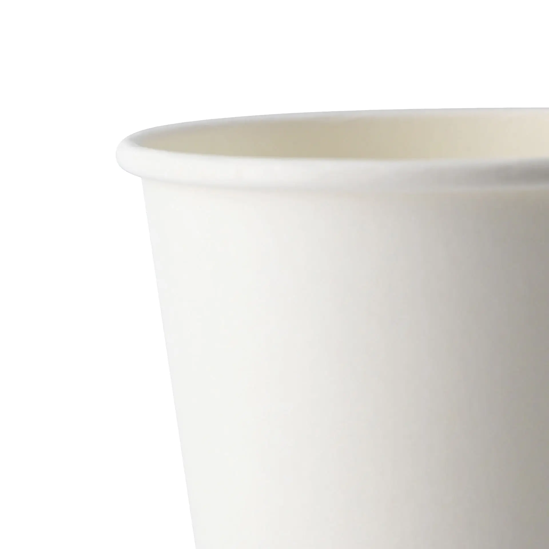 Gobelet pour distributeur "EcoUp©" Icônes, 180 ml / 7,5 oz, Ø 70 mm, simple paroi, blanc, revêtement PLA