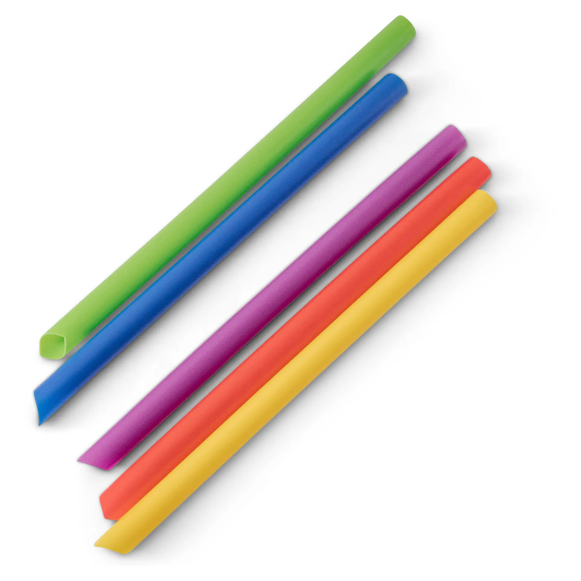 Pailles Bubble Tea 20 cm, Ø 1,2 cm, colorées, réutilisables