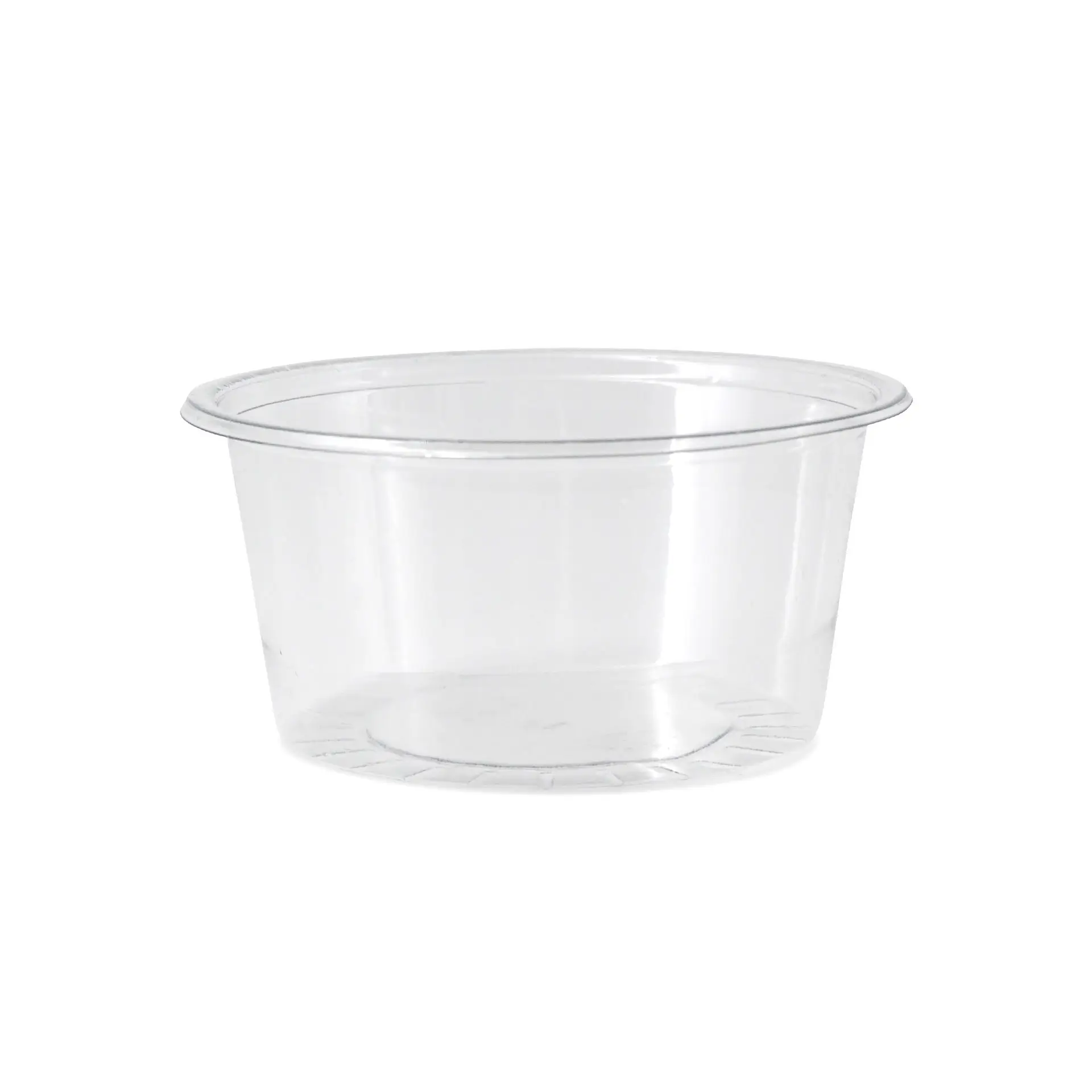 Pot à portions en rPET 100 ml, Ø 75 mm, transparent