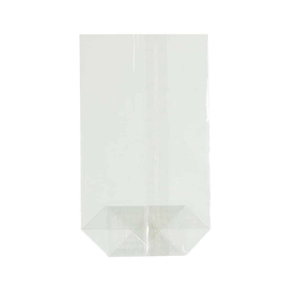 Zellglas-Kreuzbodenbeutel 14,5 x 23,5 cm, transparent