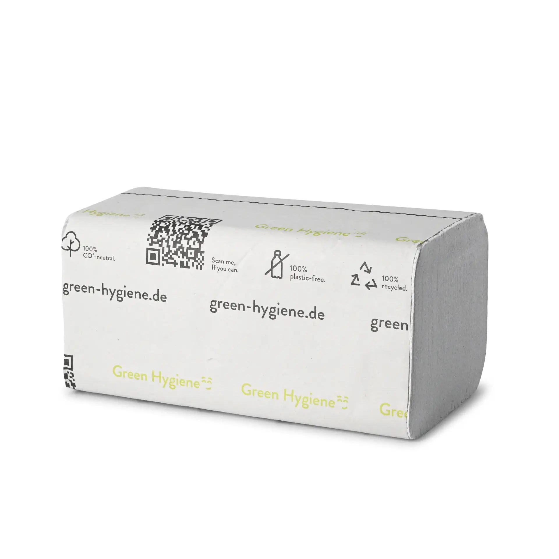 Essuie-mains en papier recyclé, double épaisseur, pliés en V, 200 feuilles dhy05037-falthandtuecher-aus-recyceltem-papier-2-lagig-v-falz-200-blatt-2