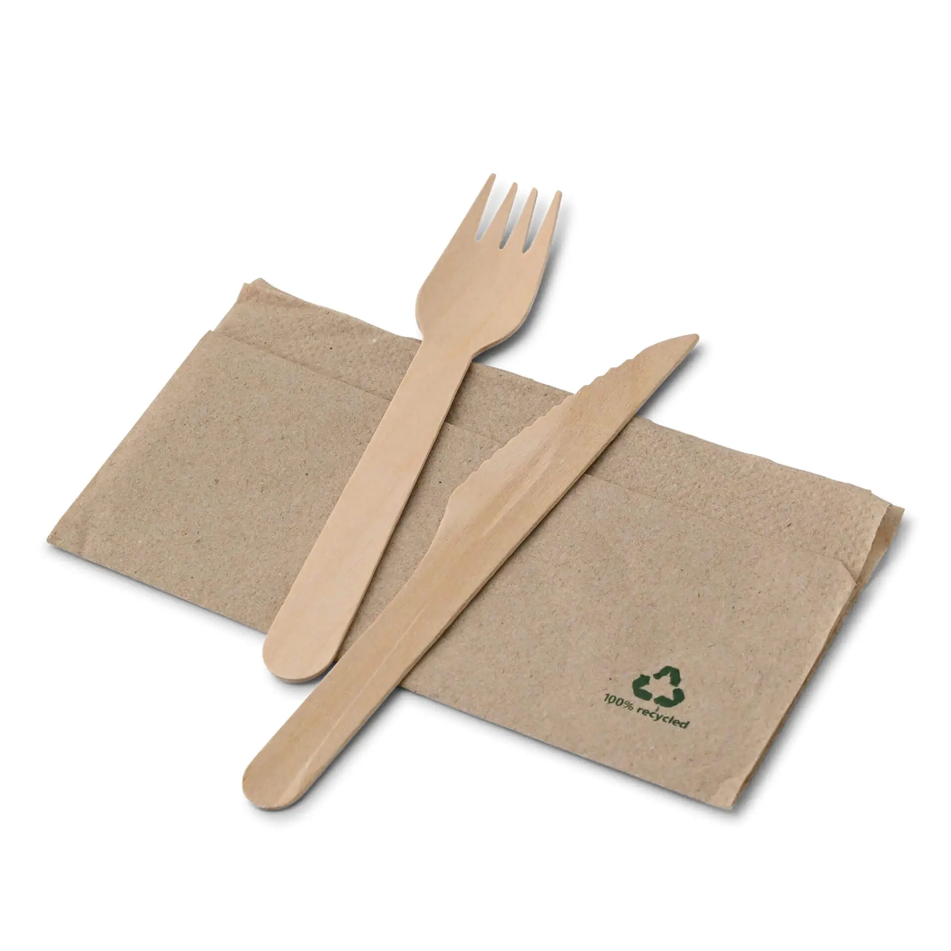 Serviette en papier recyclé écru, 1 couche, 1/8 pliage, 32x32 cm Serviette en papier recyclé écru, 1 couche, 1/8 pliage, 32x32 cm