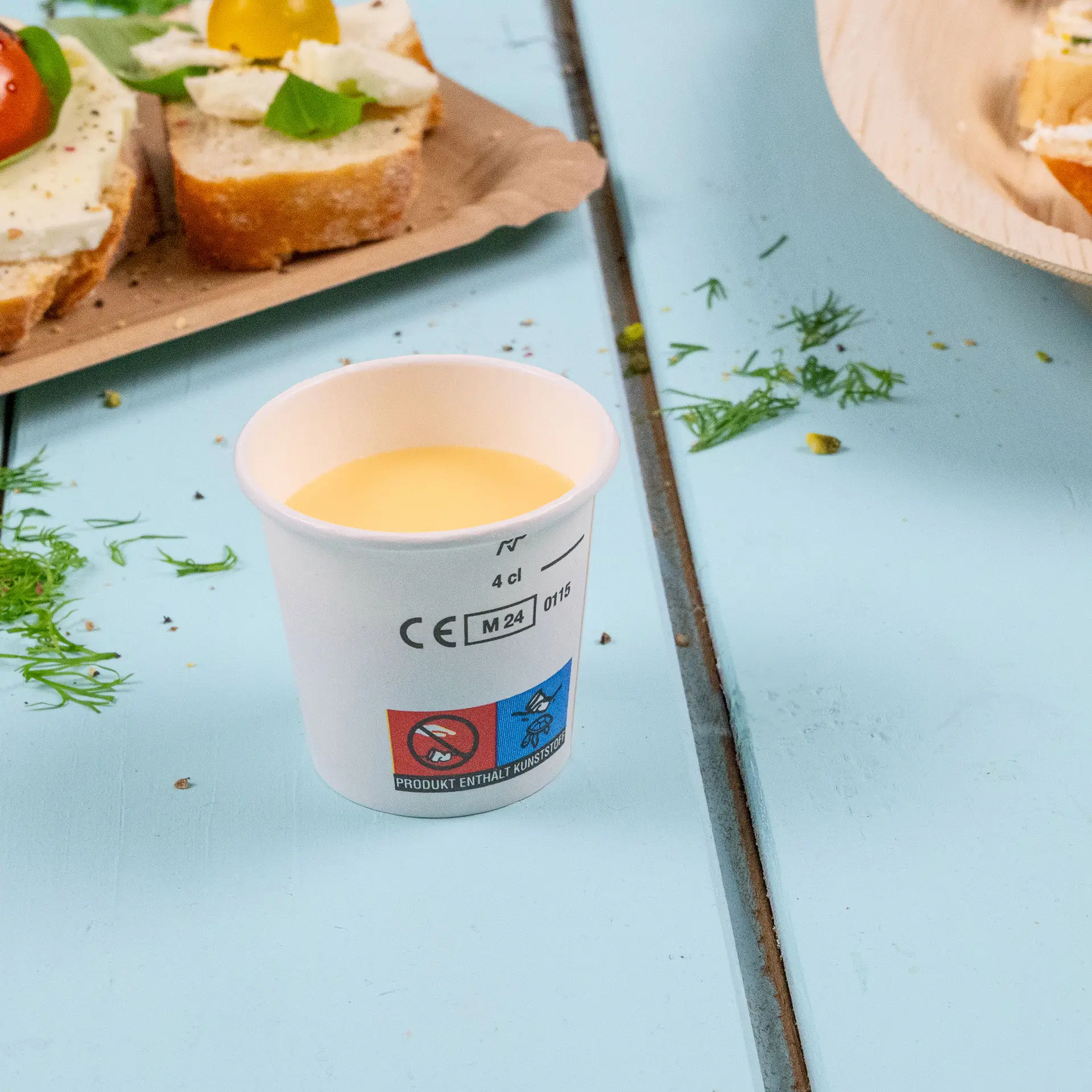Gobelet à shot en papier (revêtu de PE) 40 ml / 1,5 oz, blanc Gobelet à shot en papier (revêtu de PE) 40 ml / 1,5 oz, blanc