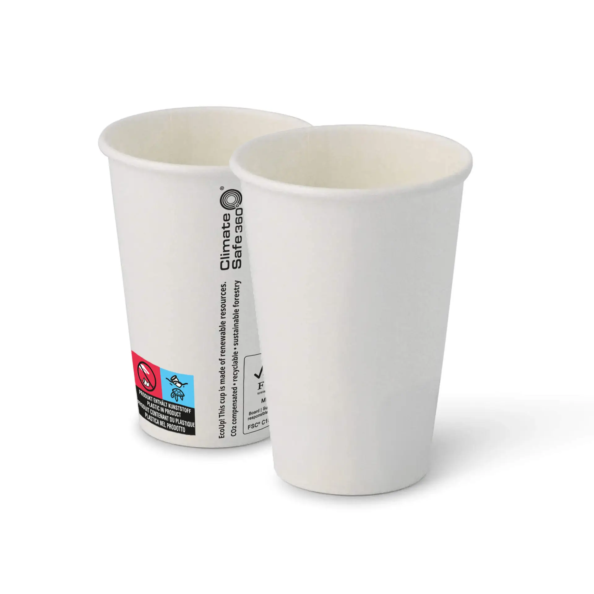 Gobelet vending (revêtu de PE) 18 cl / 7,5 oz, blanc