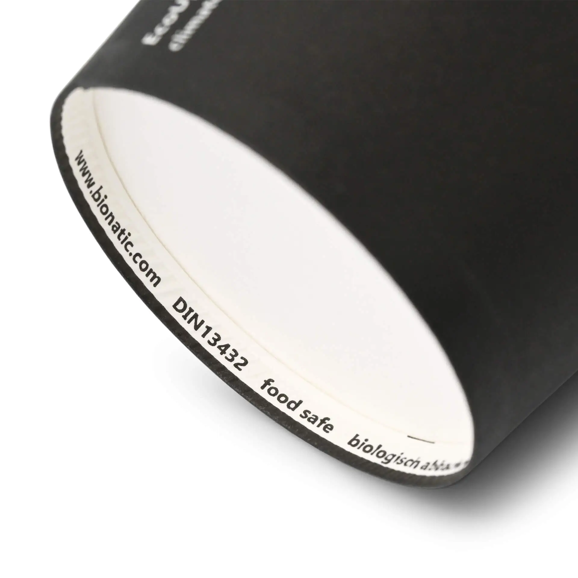 Gobelet en carton noir, 30 cl / 12 oz, Ø 90 mm dhd04537-pappbecher-300-ml-12-oz-90-mm-schwarz-4