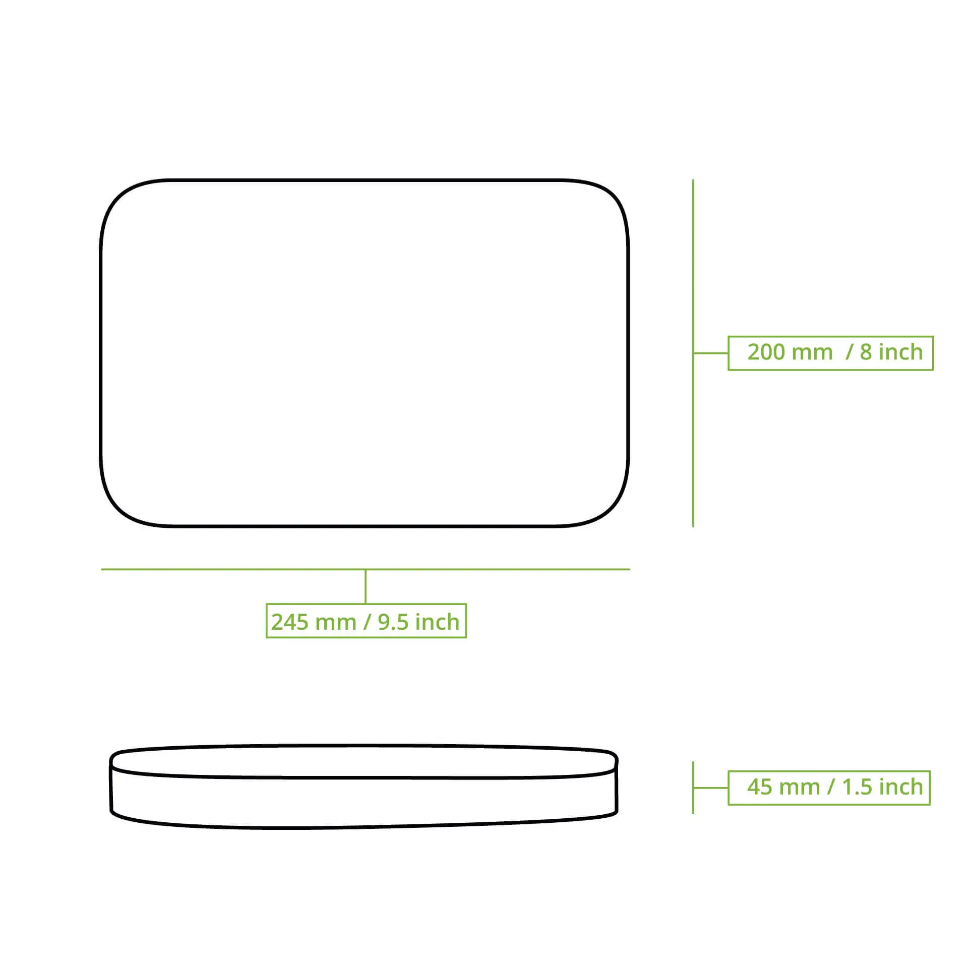 Couvercle réutilisable «merways Box» gris, 24,5 x 20 x 4,5cm, PP Couvercle réutilisable «merways Box» gris, 24,5 x 20 x 4,5cm, PP