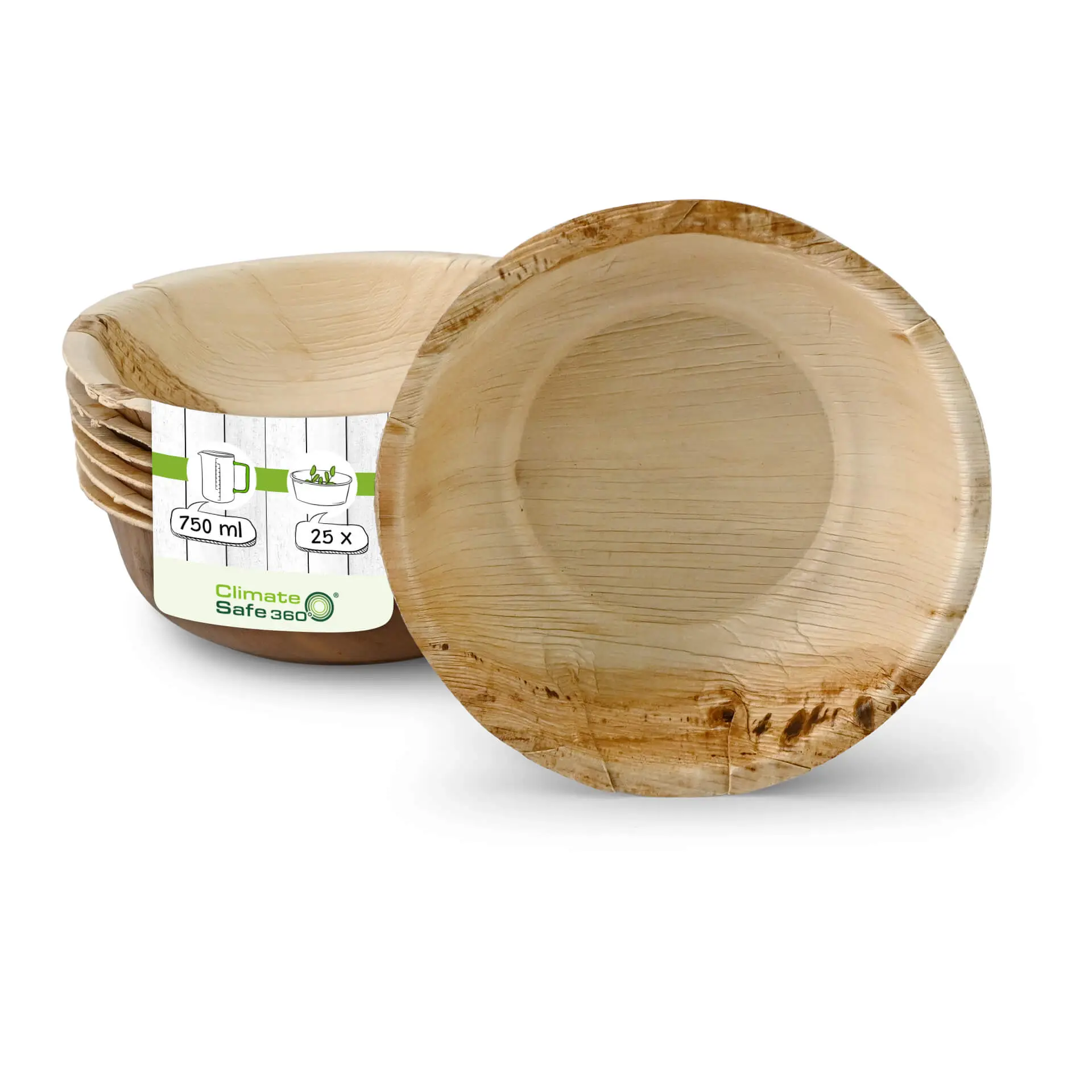 Bol en Feuille de Palmier "Palmware®" 750 ml Bol en Feuille de Palmier "Palmware®" 750 ml