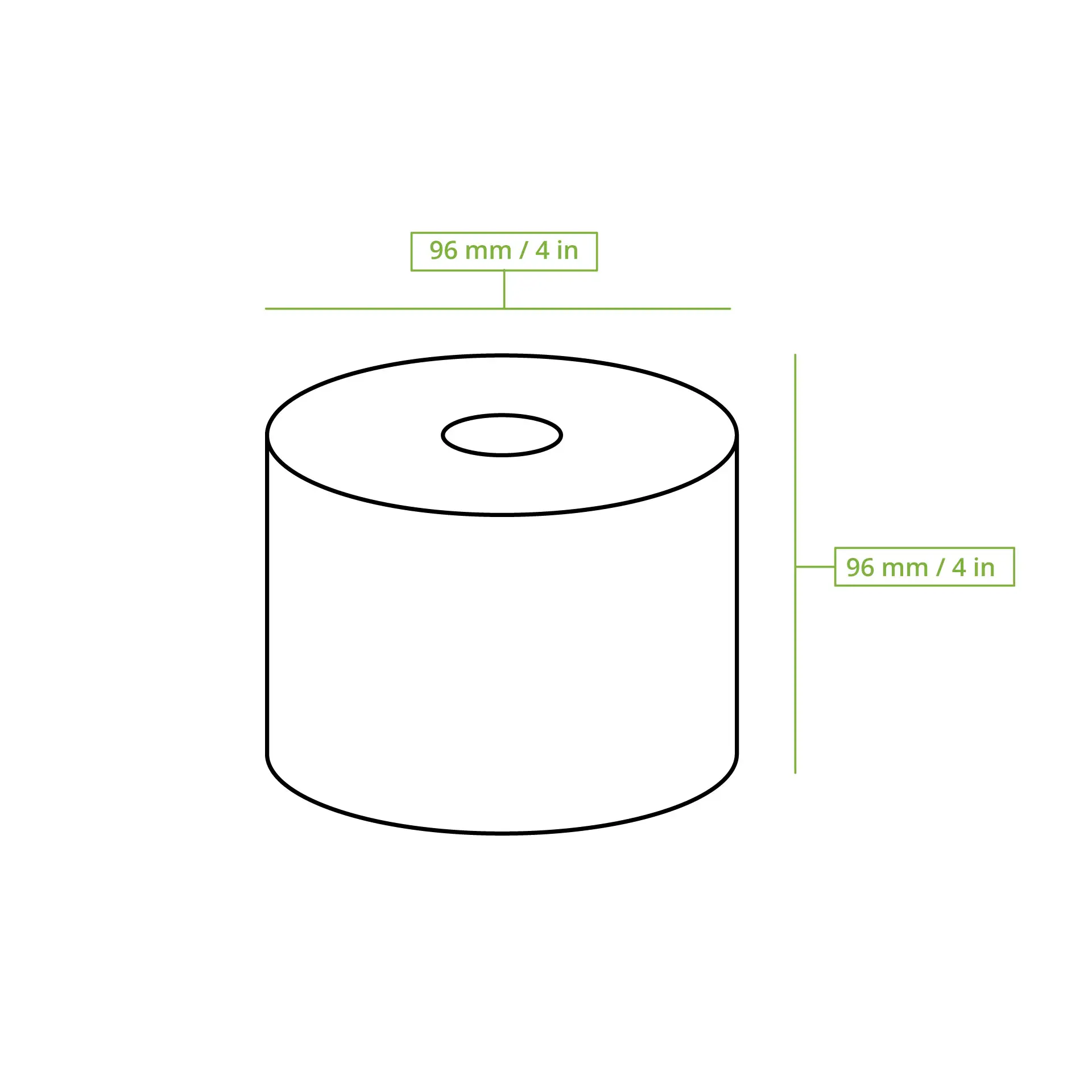 Papier toilette en papier recyclé, 2 couches, 300 feuilles, brun