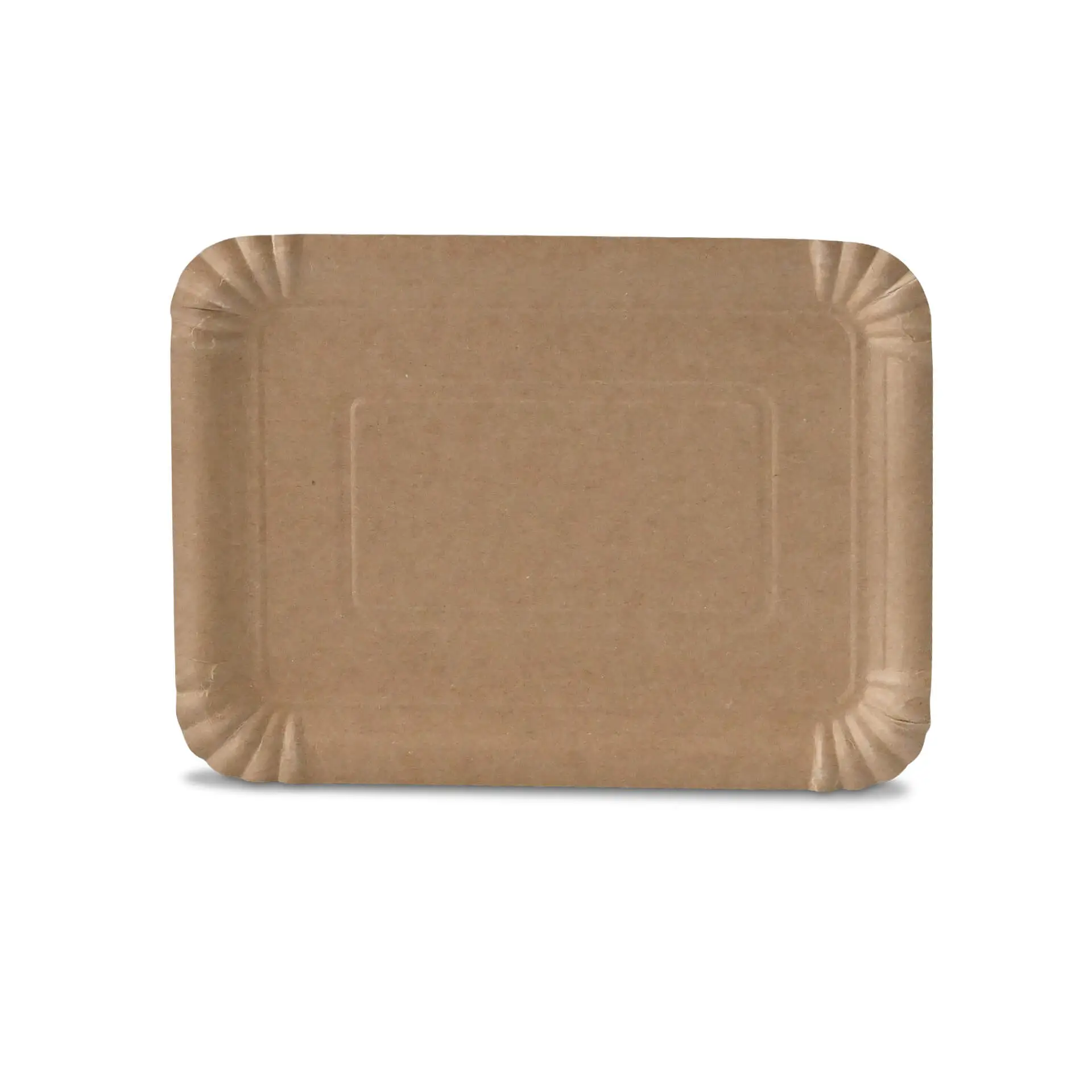 Assiettes en carton 17 x 23 cm, marron, rectangulaires dtw06013-pappteller-17-x-23-cm-braun-rechteckig-1