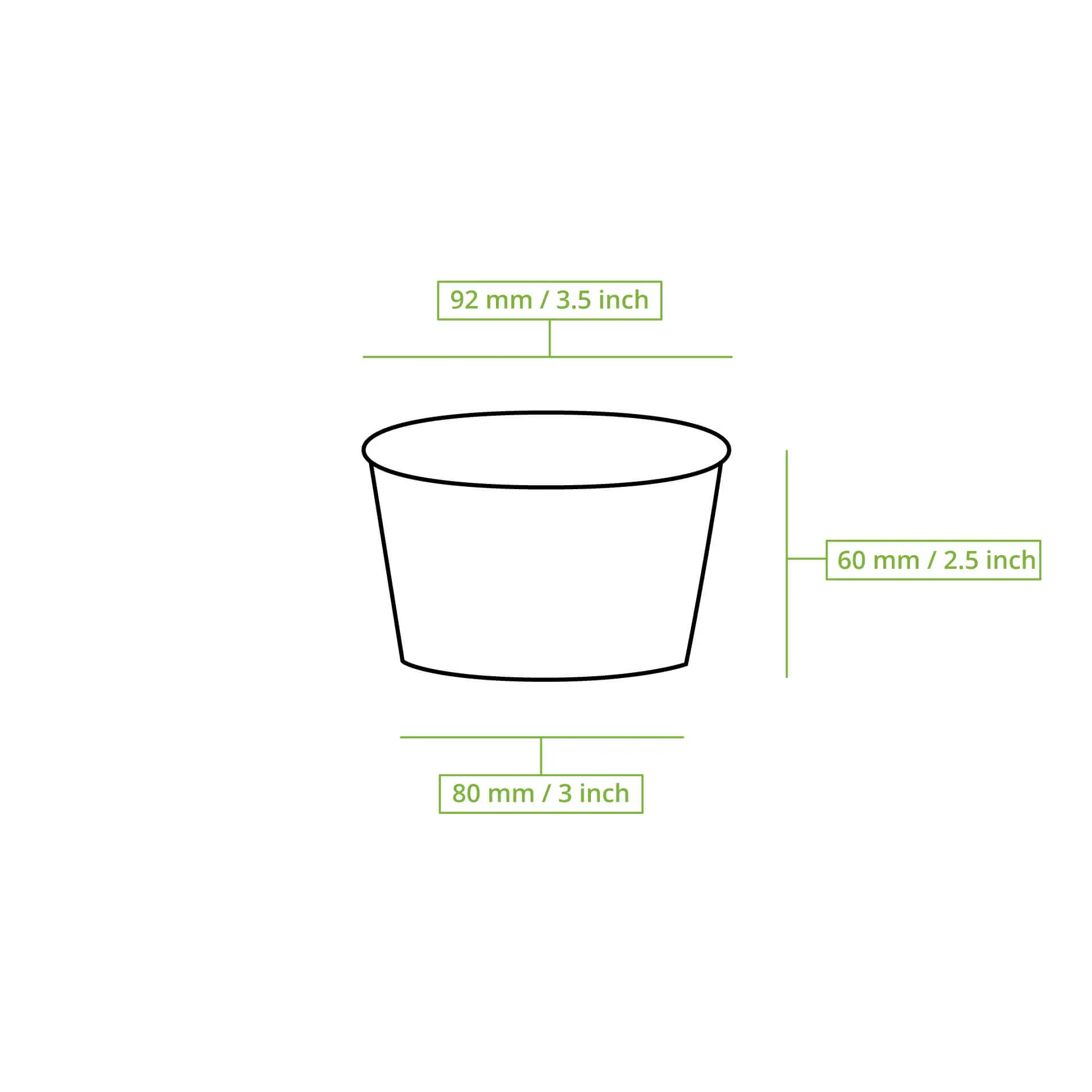 Pot à glace en carton M, 8 oz, max. 9,5 oz, Ø 92 mm, brun Pot à glace en carton M, 8 oz, max. 9,5 oz, Ø 92 mm, brun