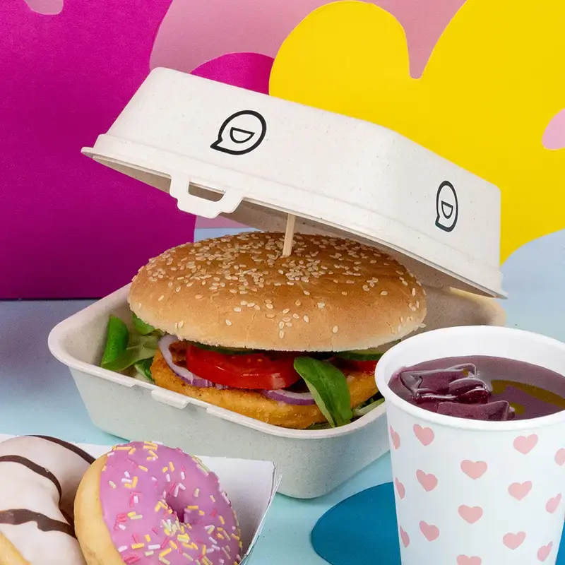 Boîtes à burgers réutilisables
