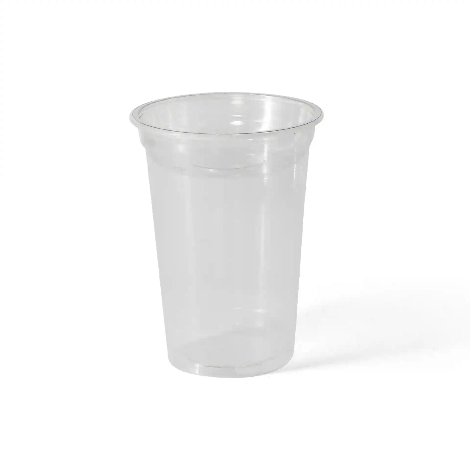 Gobelet insert en PET transparent d'un diamètre de 95 mm et d'un volume plein de 130 ml.