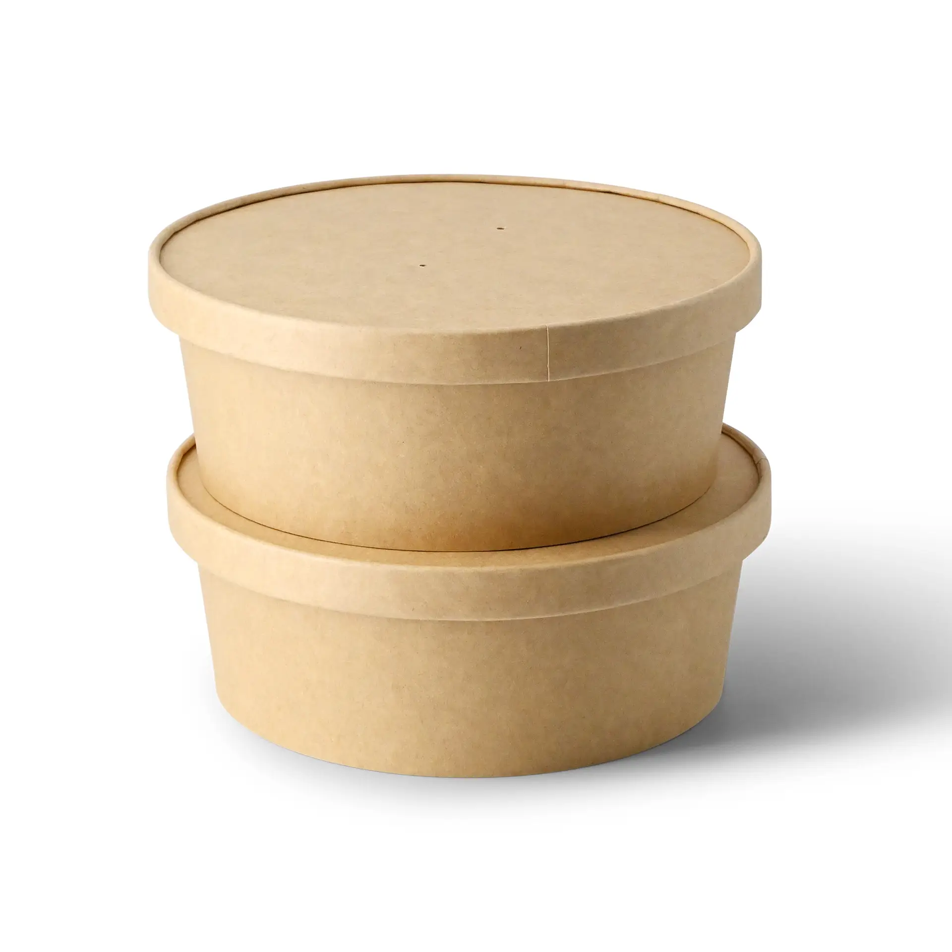 Couvercle à membrane en carton (revêtement biologique) Ø 185 mm, marron