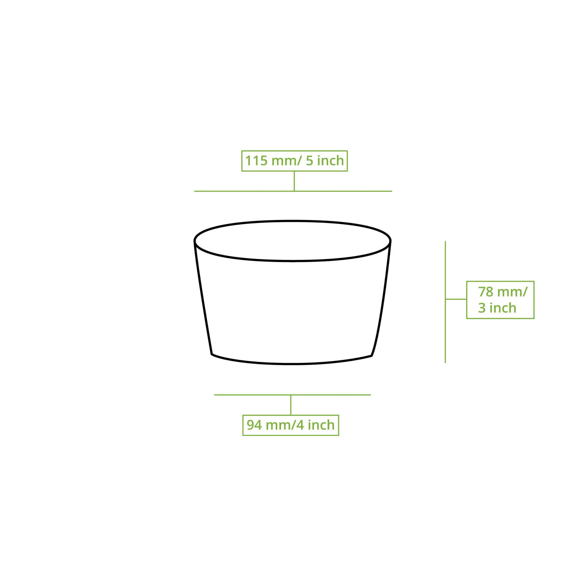 Pot universel en carton 40 cl/16 oz, icônes « EcoUp© » Pot universel en carton 40 cl/16 oz, icônes « EcoUp© »