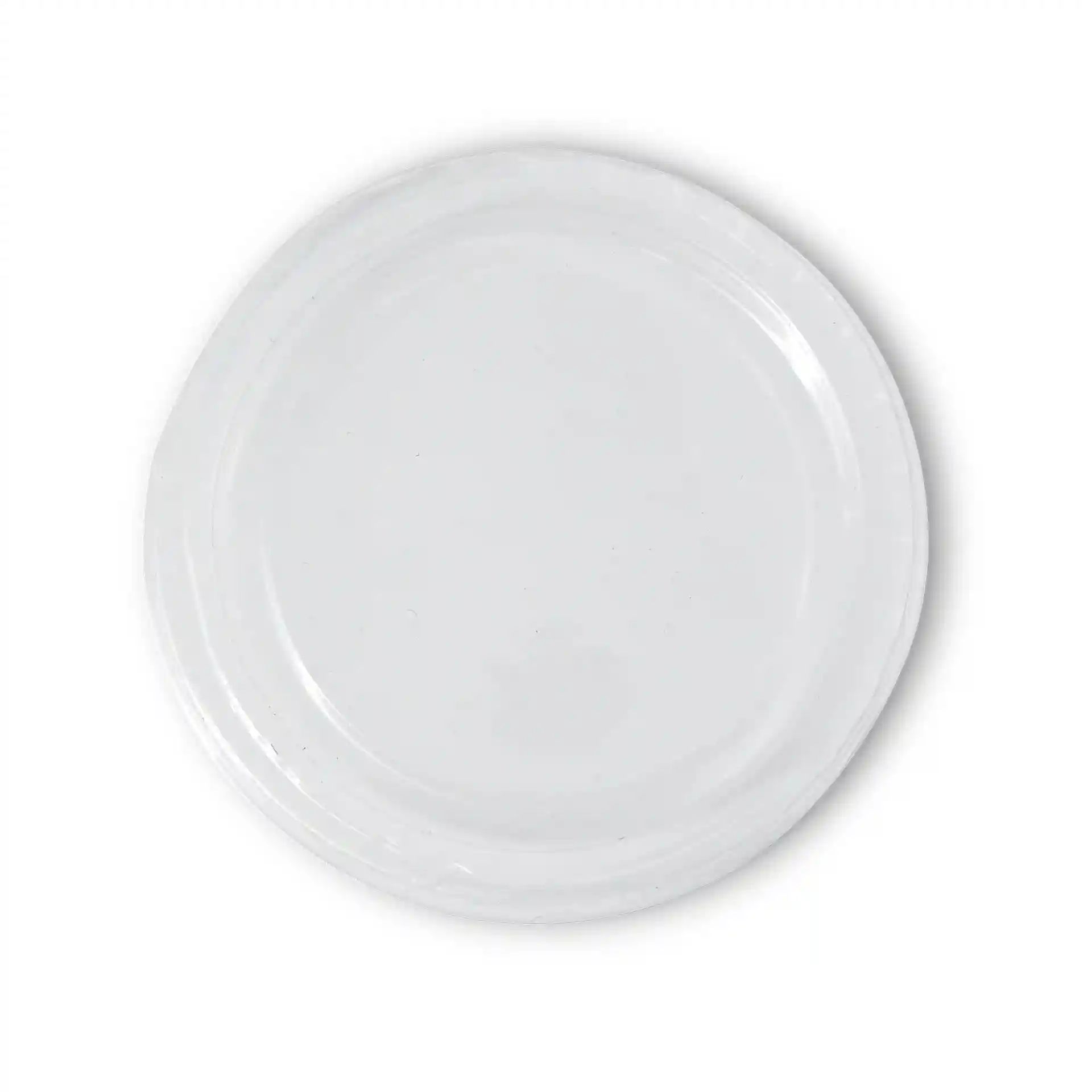 Couvercle rond transparent d'un diamètre de 70 mm, fabriqué en matériau PLA.