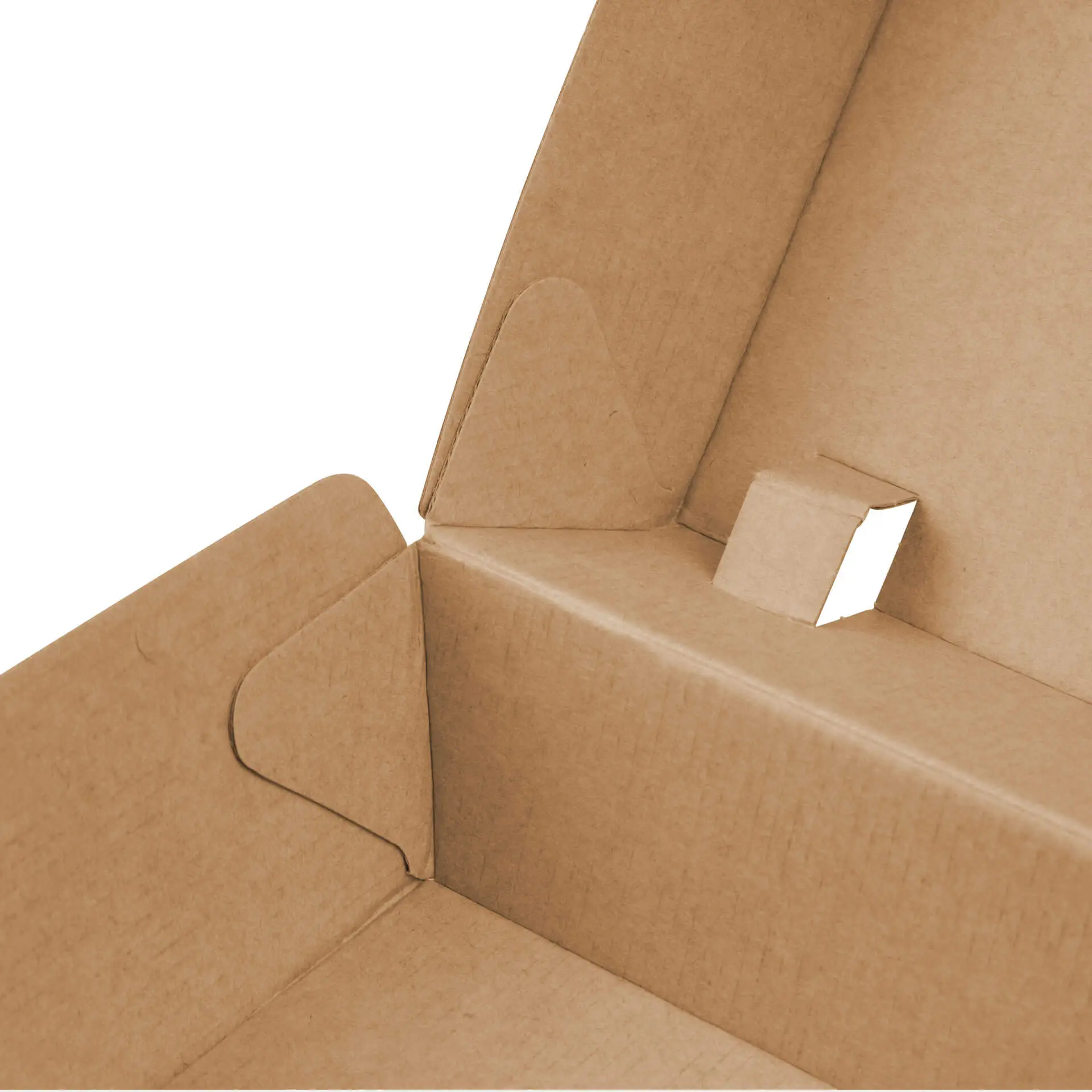 Boite à burger en carton kraft brun, 13 x 14 x 8 cm Boite à burger en carton kraft brun, 13 x 14 x 8 cm