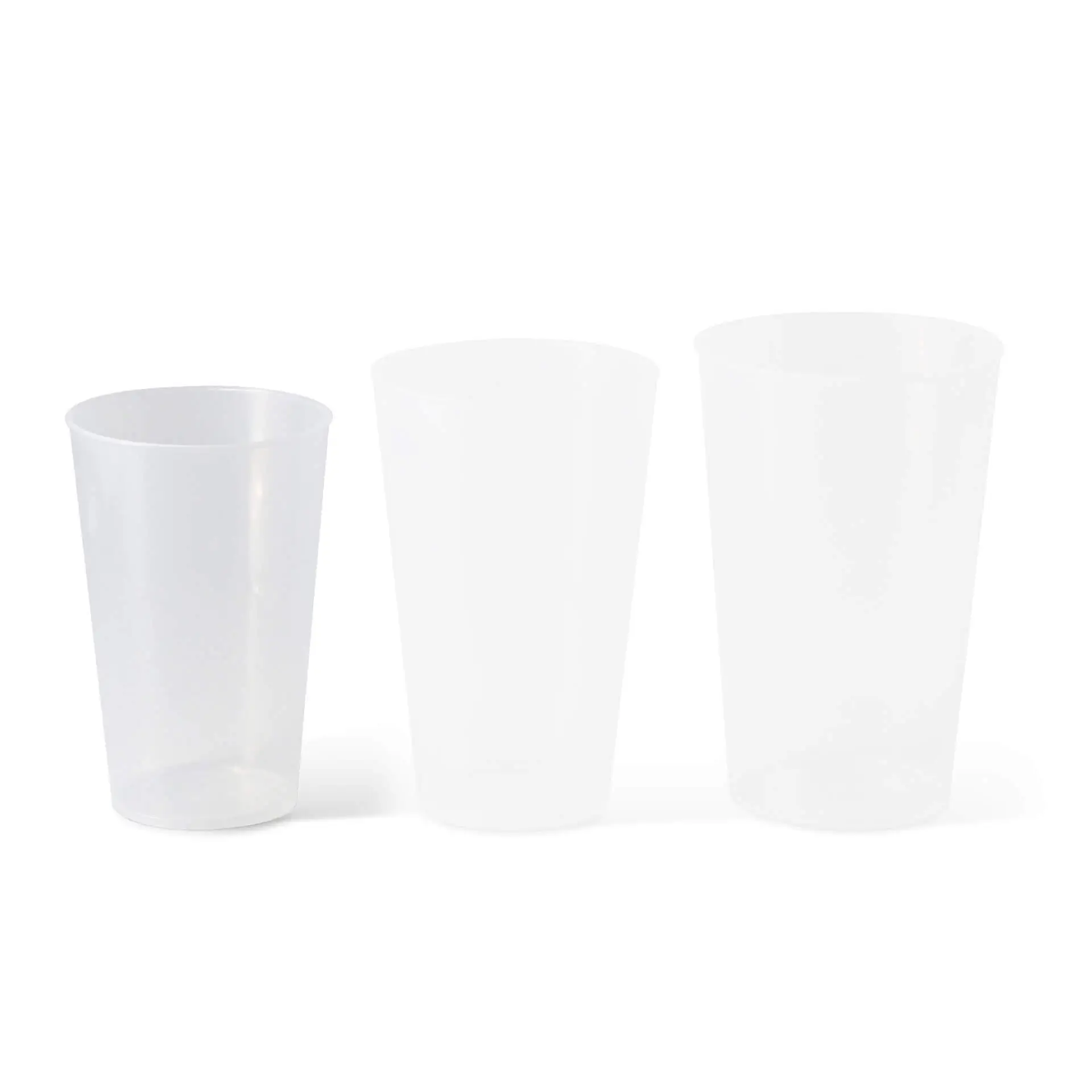 Gobelet réutilisable, plastique transparent 30 cl, Ø 77mm, PP dcd00821-mehrwegbecher-300-ml-77-mm-pp-transparent-9