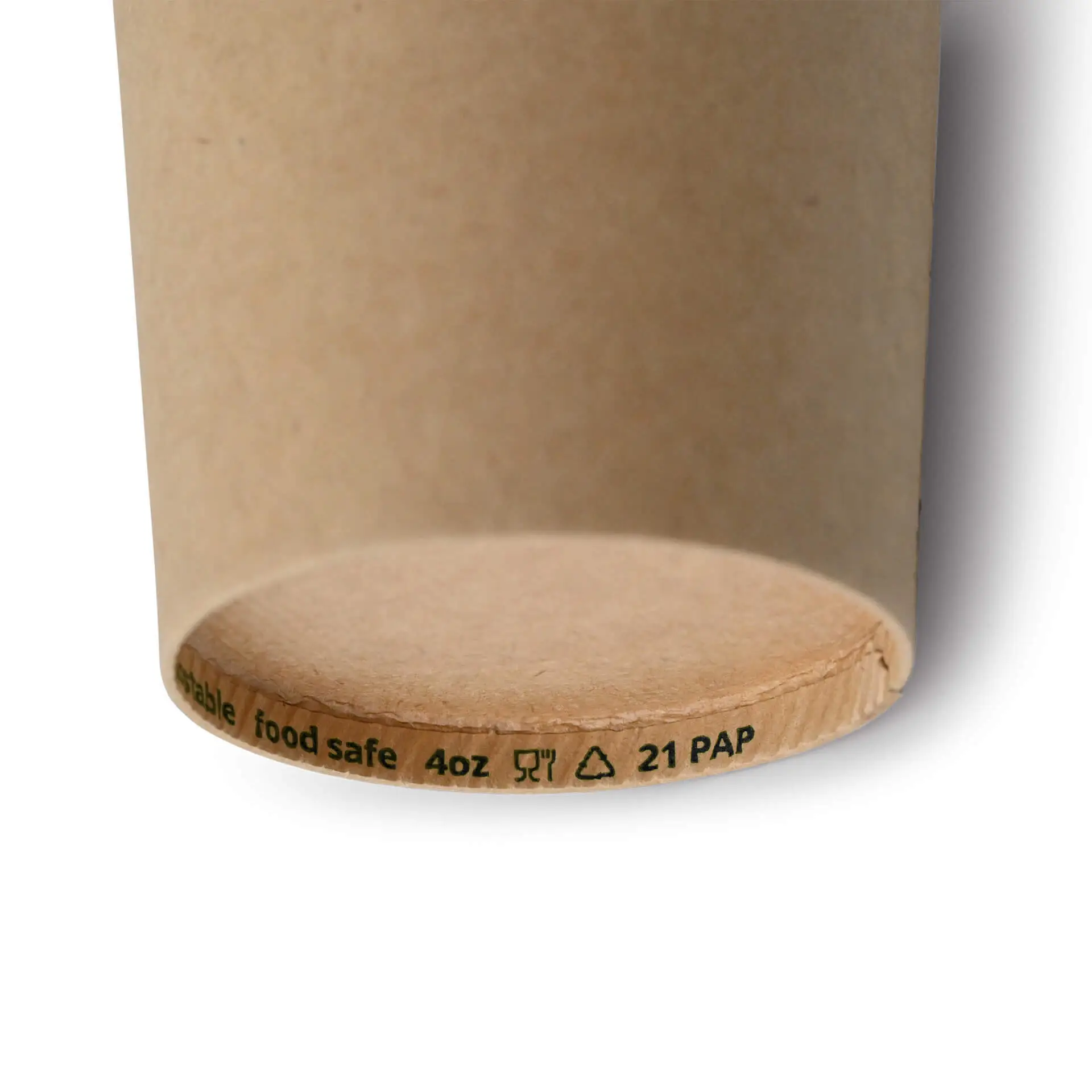 Gobelet en carton (revêtu de PE) 10 cl / 4 oz, Ø 62 mm, brun Gobelet en carton (revêtu de PE) 10 cl / 4 oz, Ø 62 mm, brun