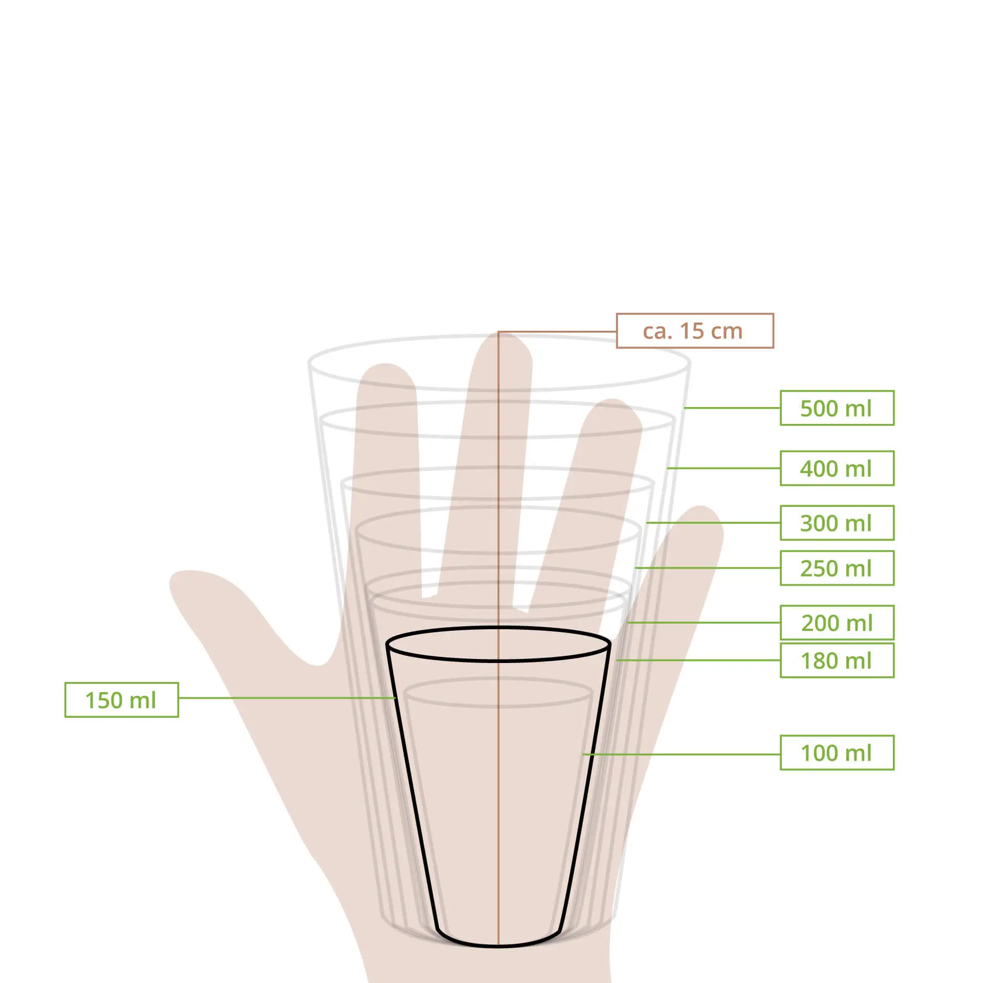Gobelet en carton (revêtu de PE) 15 cl / 6 oz, Ø 62 mm, brun Gobelet en carton (revêtu de PE) 15 cl / 6 oz, Ø 62 mm, brun