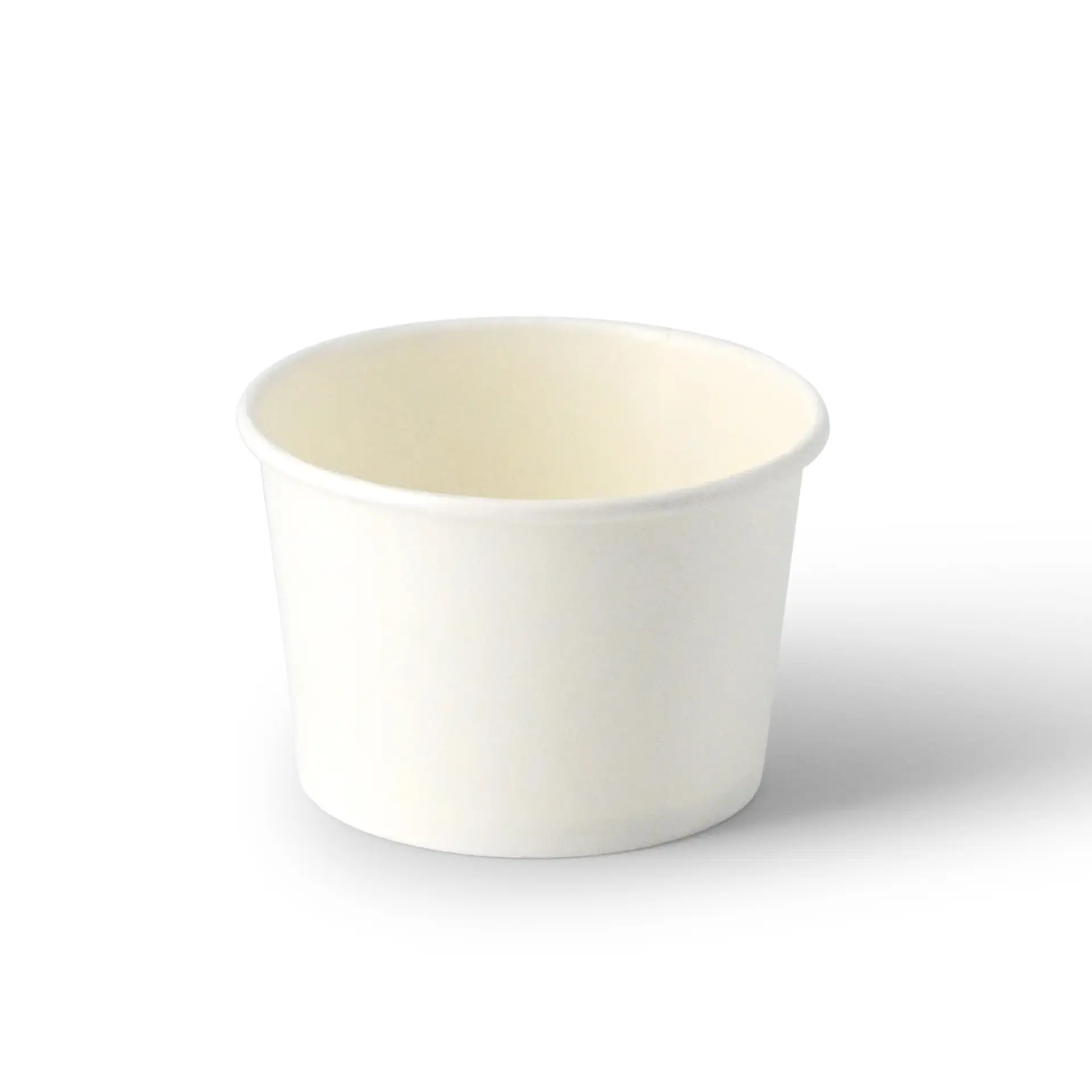 Pot de glace en carton 75 ml, max. 130 ml, Ø 76 mm, blanc