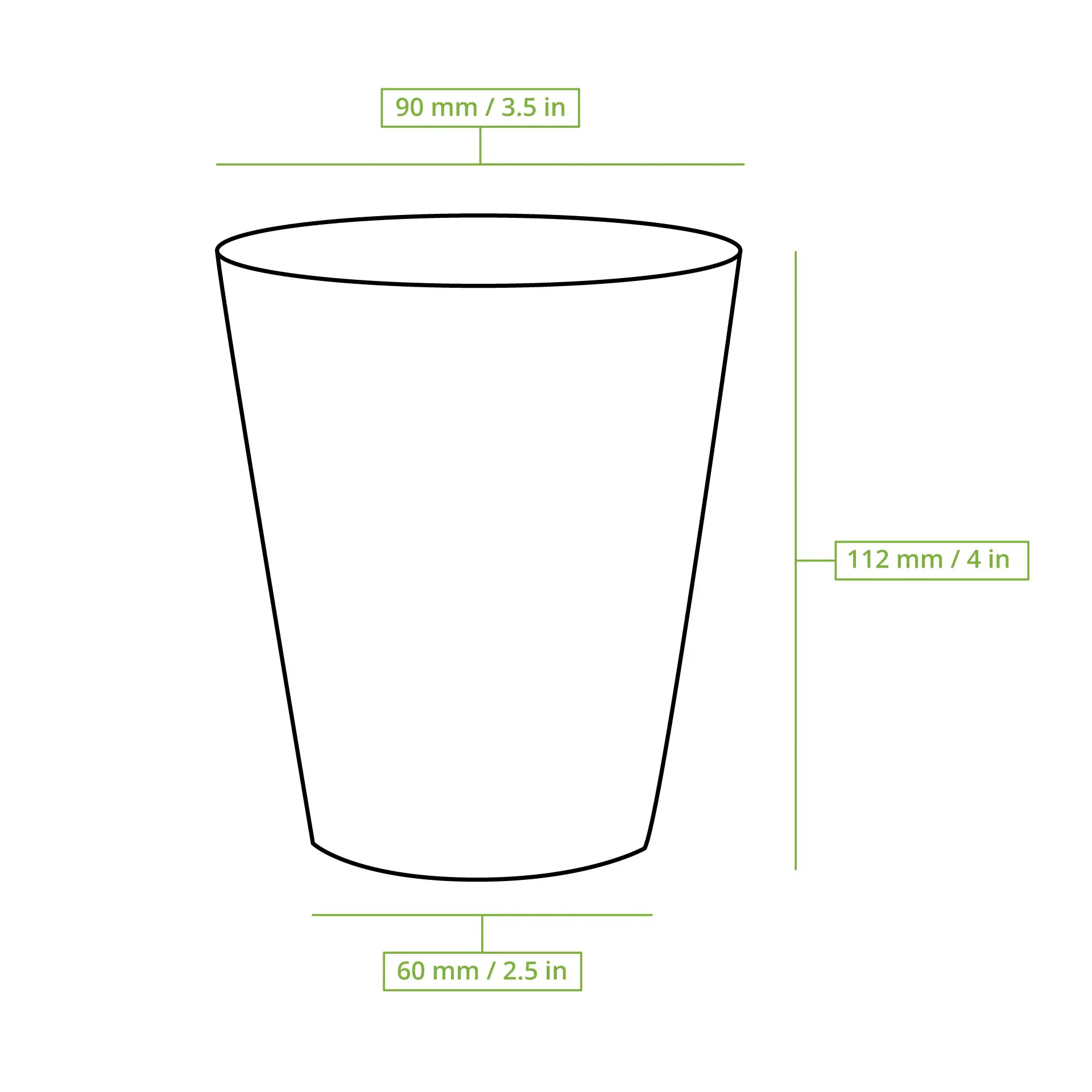 Gobelet en carton imprimé "Coffeebreak" (revêtu) 300 ml / 12 oz, Ø 80 mm, blanc