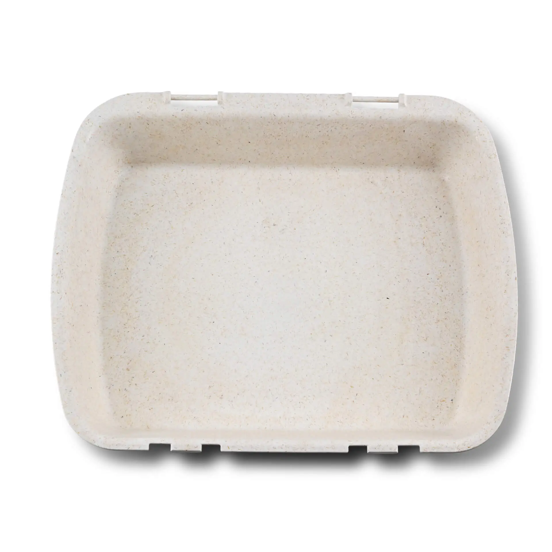 Contenant réutilisable merways Box cajou / blanc crème, 24,5 x 20 x 4,5cm, HP4 dfc008391-mehrweg-menuebehaelter-merways-box-245-x-20-x-45-cm-hp4-cashew-creme-weiss-2
