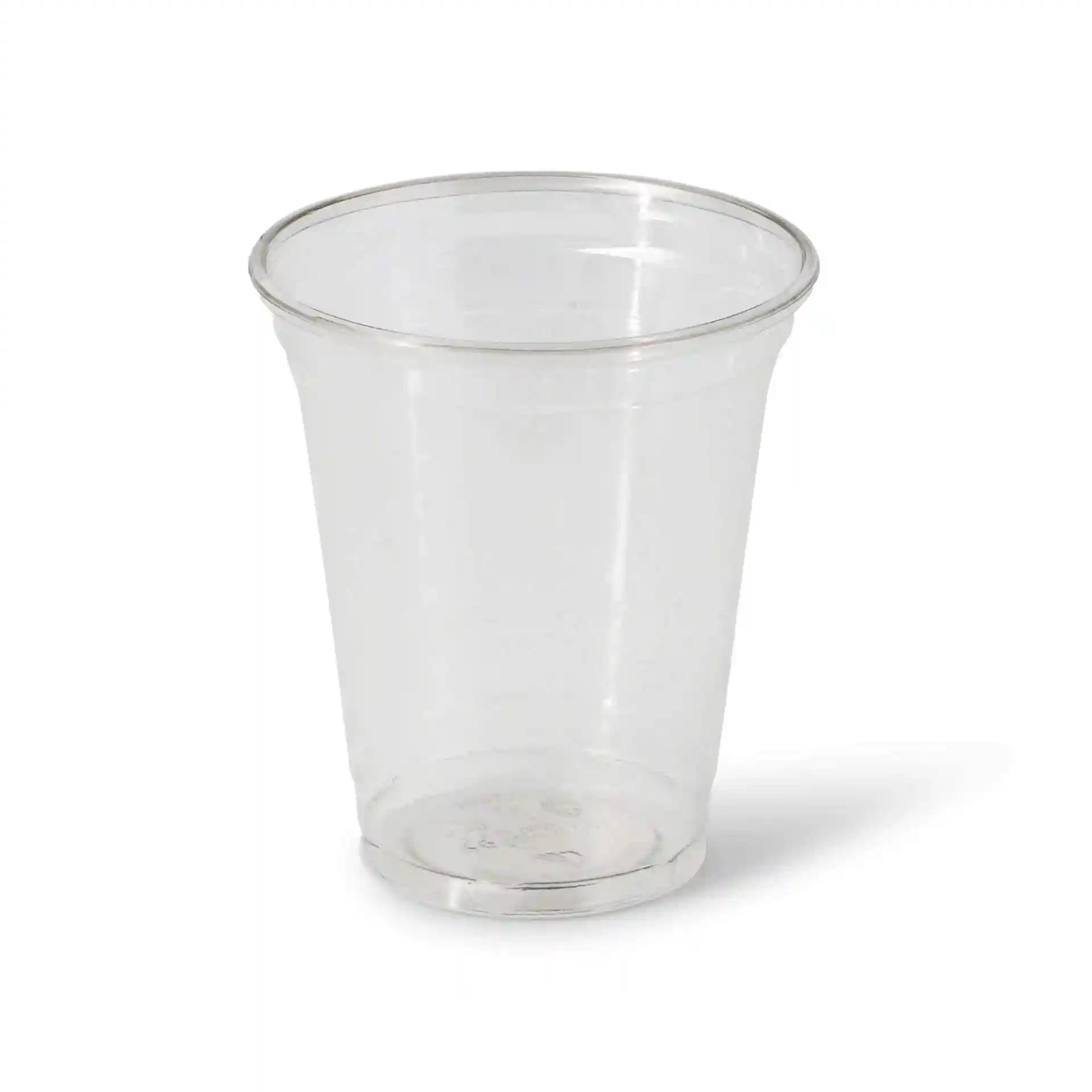 Gobelet transparent de 12 oz en rPET avec un diamètre de 95 mm et une hauteur de 107 mm.