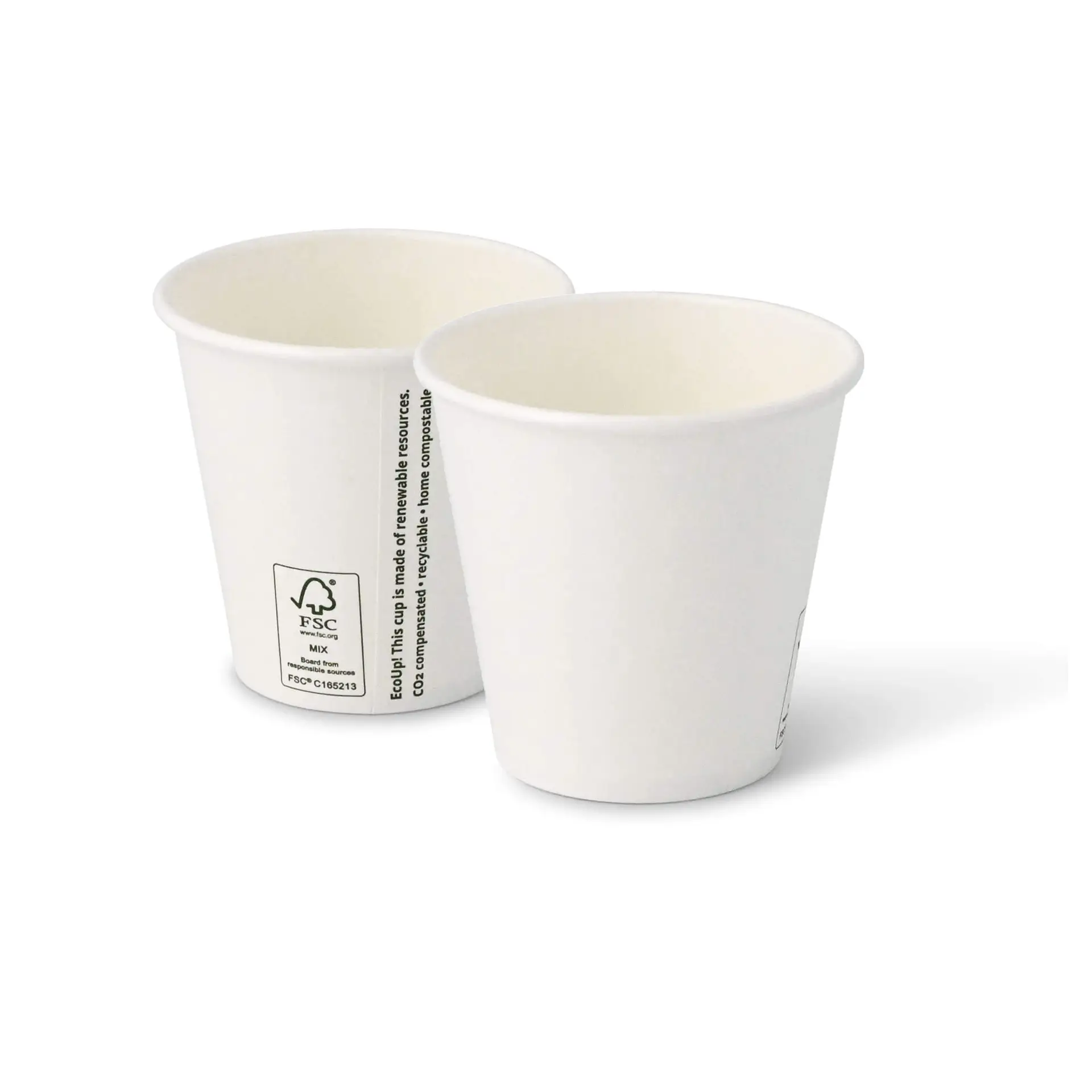 Gobelet en carton blanc, 15 cl / 6 oz, Ø 80 mm