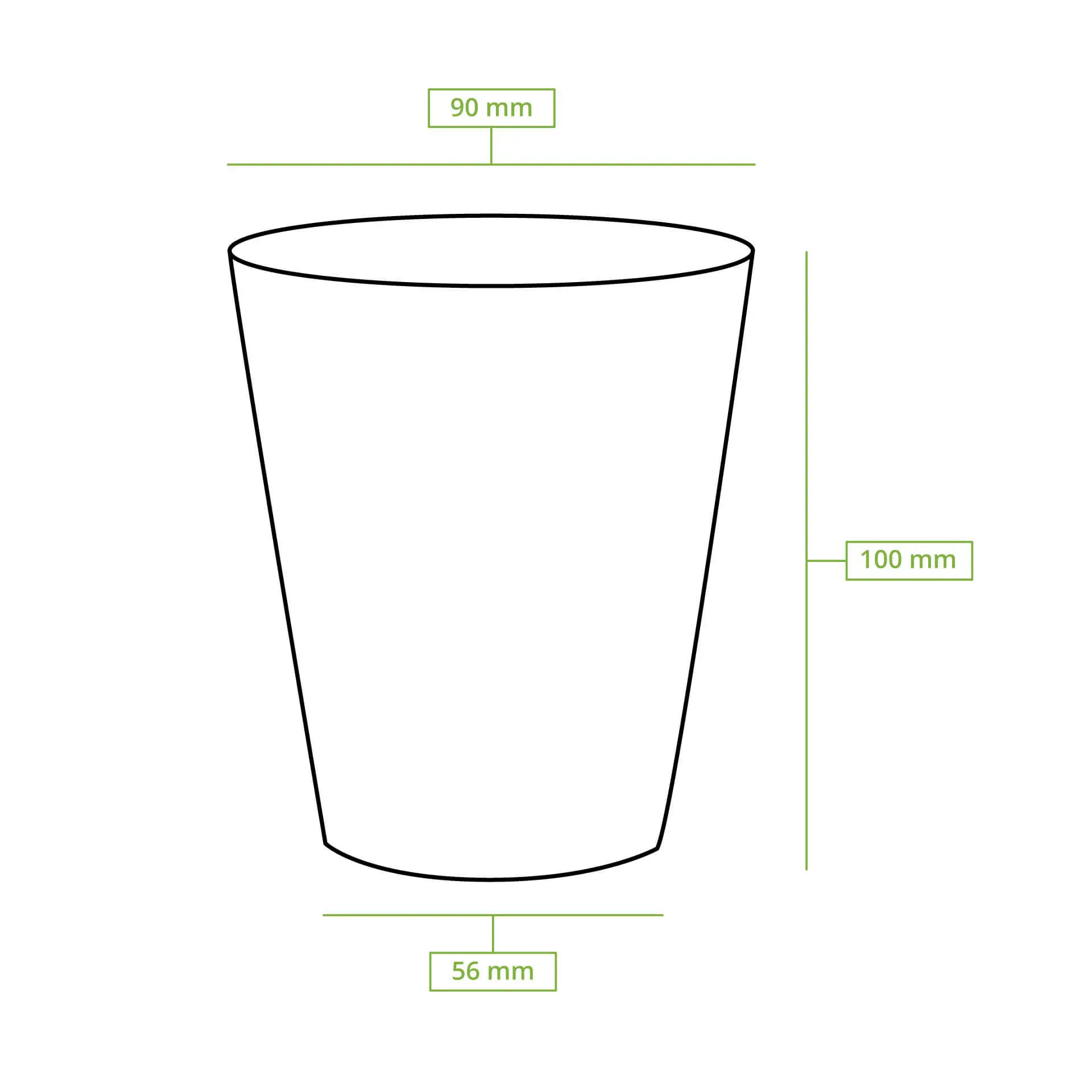 Gobelet en carton (revêtu de PE) 25 cl / 10 oz, Ø 90 mm, blanc con10013-01-1-pappbecher-beschichtet-250-ml-10-oz-90-mm-weiss-7
