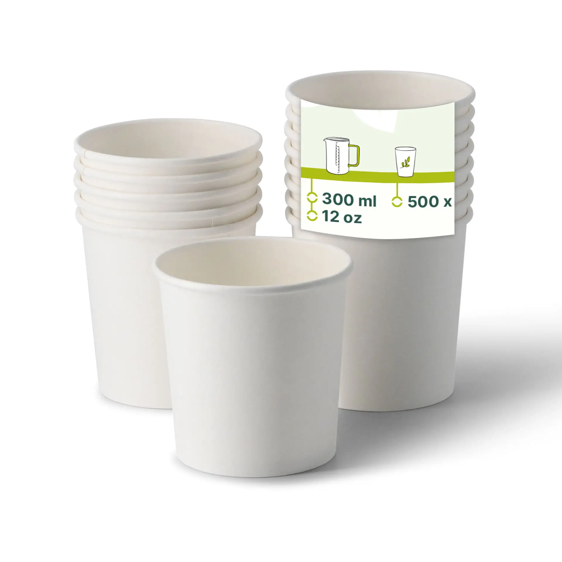 Pot à soupe à emporter en carton (Premium) 300 ml / 12 oz, Ø 90 mm, blanc, revêtement biologique Pot à soupe à emporter en carton (Premium) 300 ml / 12 oz, Ø 90 mm, blanc, revêtement biologique