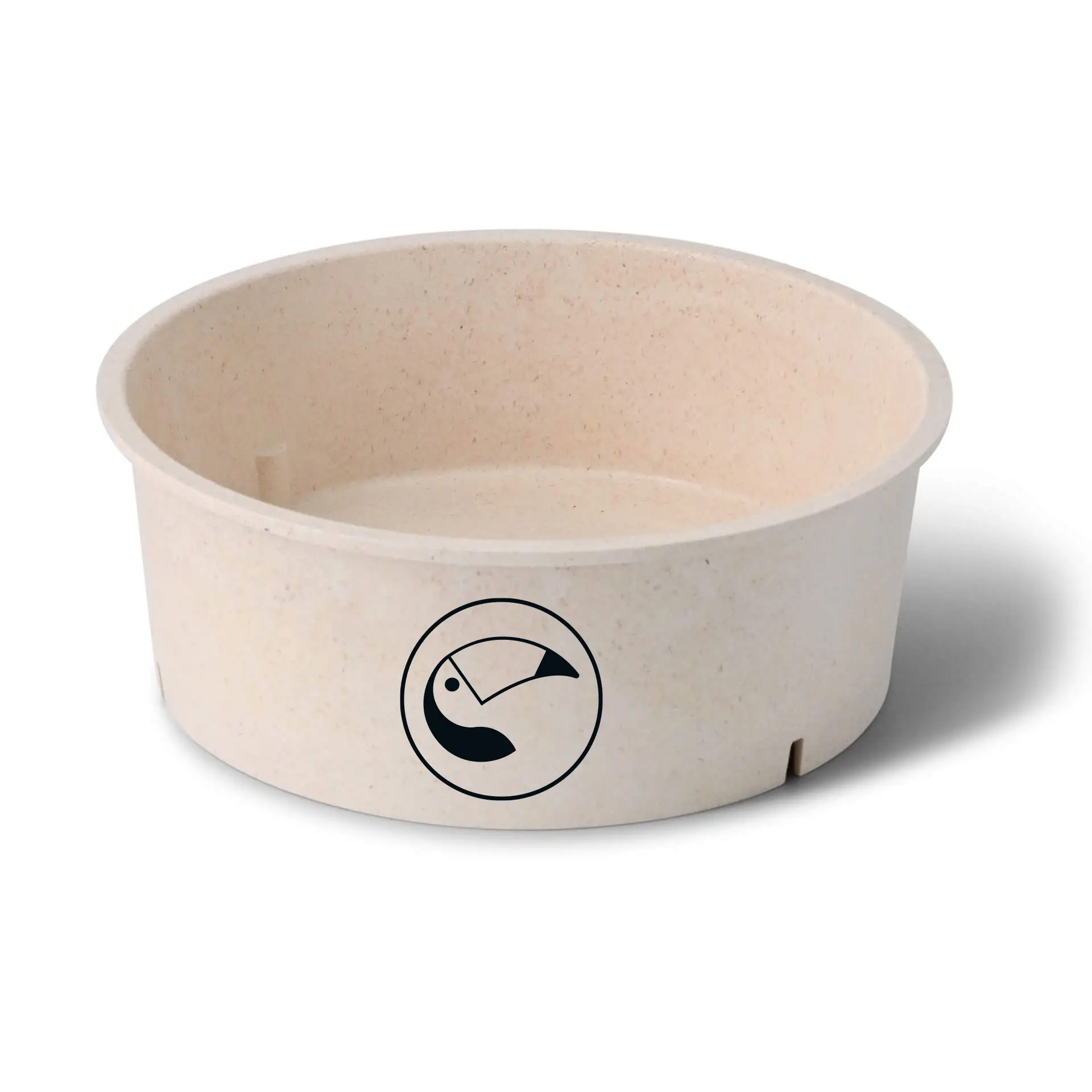 Bol réutilisable personnalisé, 1000 ml, blanc crème Bol réutilisable personnalisé, 1000 ml, blanc crème