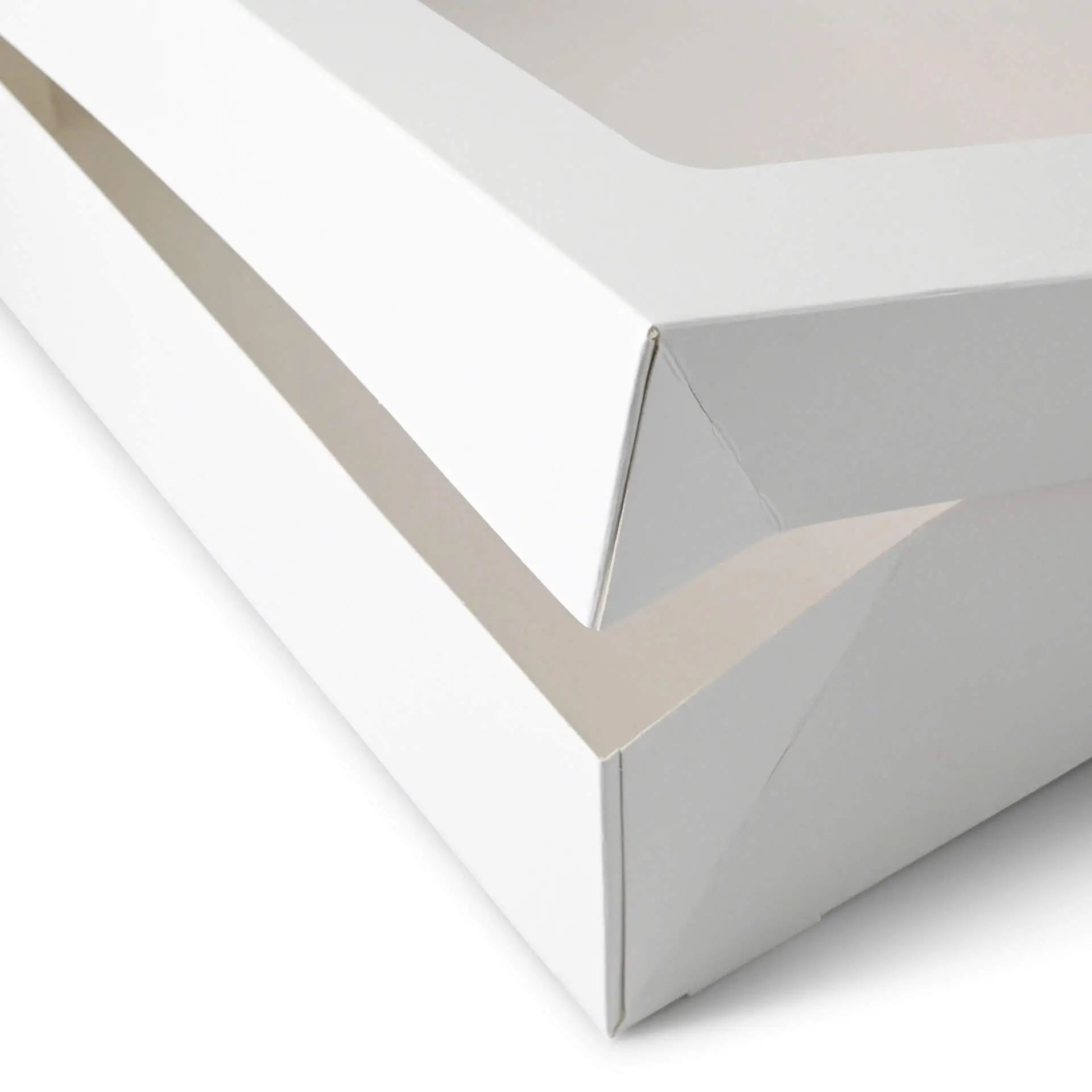 Boîtes à cupcakes (12 pièces), fenêtre en cellulose, blanches