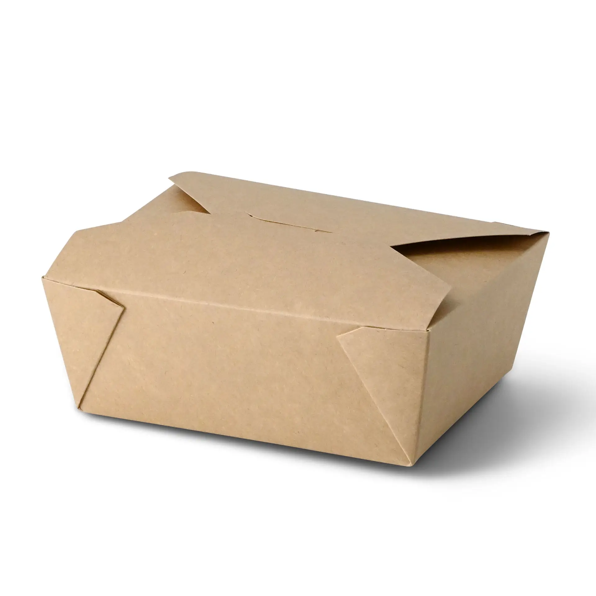 Boîtes à emporter (plastifiées) 1150 ml, marron