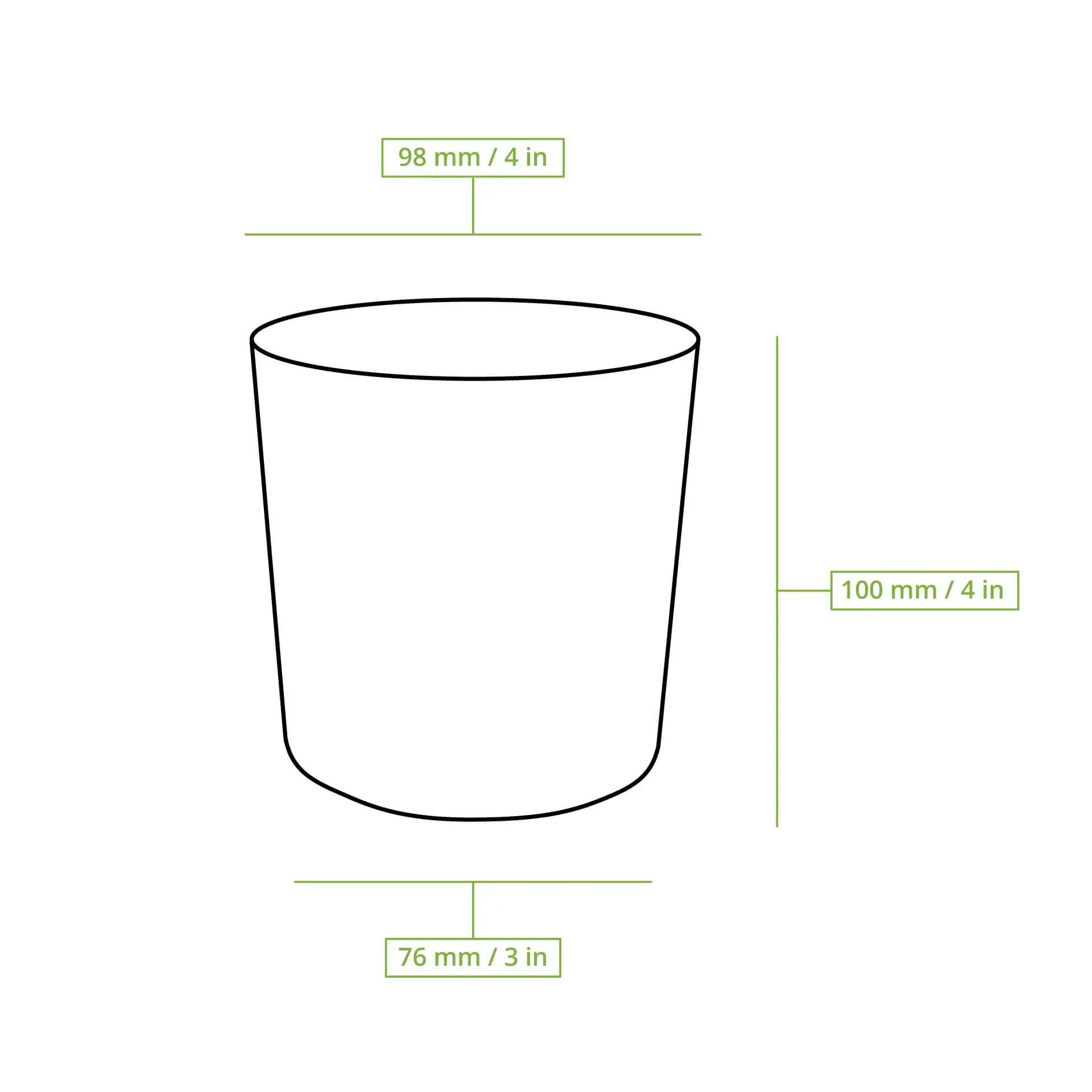 Pot à soupe à emporter en carton (Premium) 400 ml / 16 oz, Ø 95 mm, blanc Pot à soupe à emporter en carton (Premium) 400 ml / 16 oz, Ø 95 mm, blanc