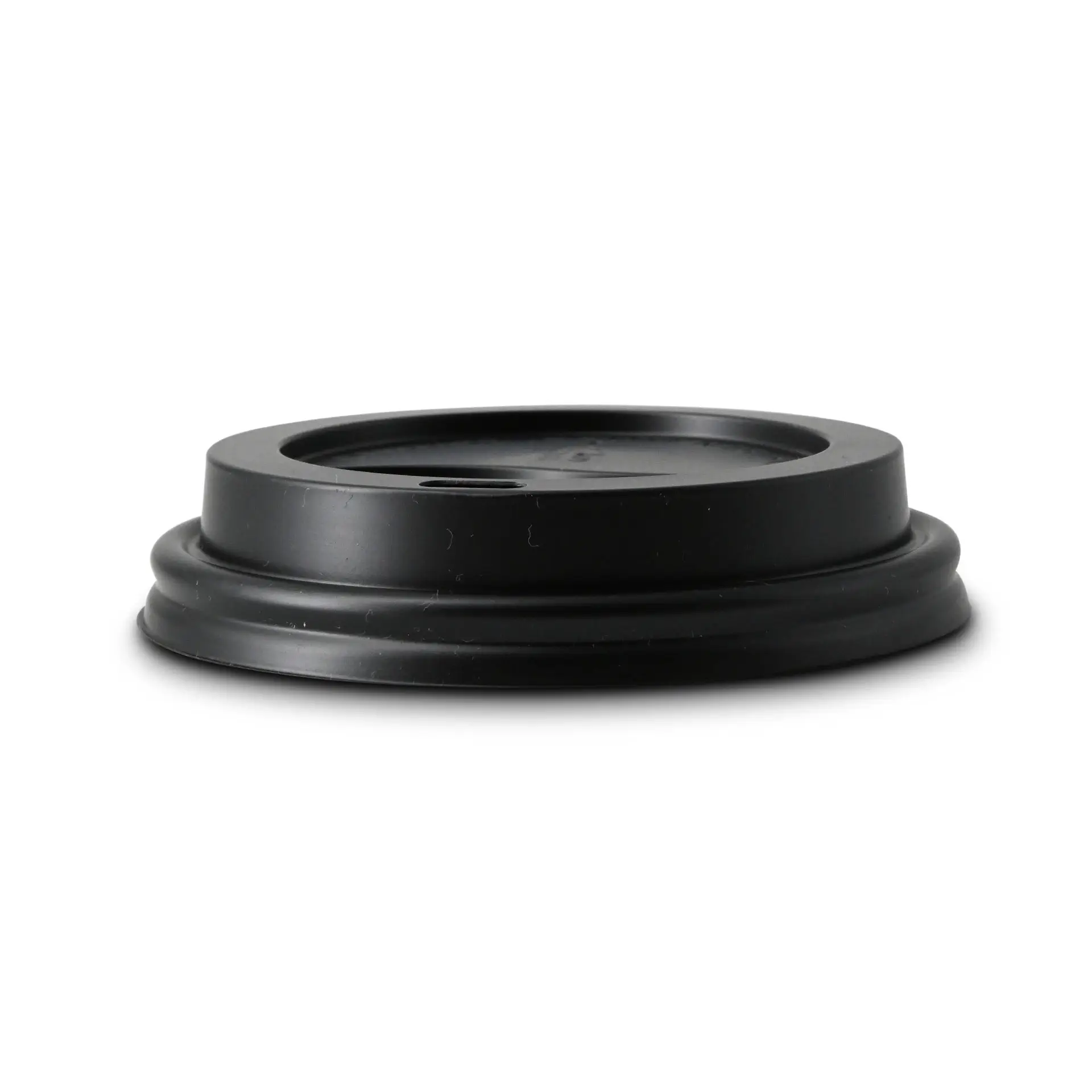 Couvercle en PS Ø 90 mm, noir, avec ouverture pour boire con10041-01-1-ps-deckel-90-mm-schwarz-trinkoeffnung-2