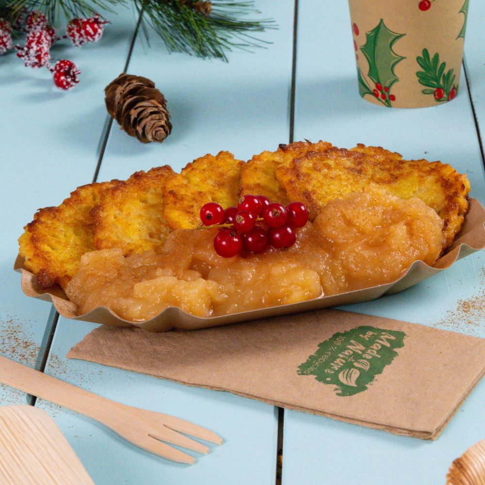 Apfelmus mit Cranberry Weihnachtsmarkt