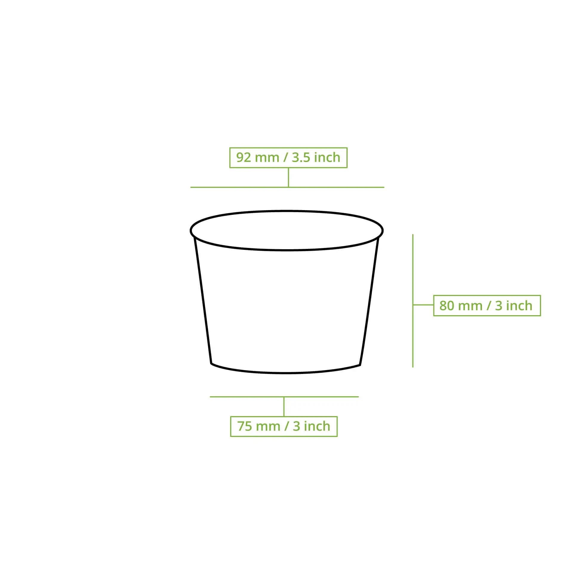 Pot à glace en carton L, 10 oz, max. 12 oz, Ø 92 mm, blanc Pot à glace en carton L, 10 oz, max. 12 oz, Ø 92 mm, blanc